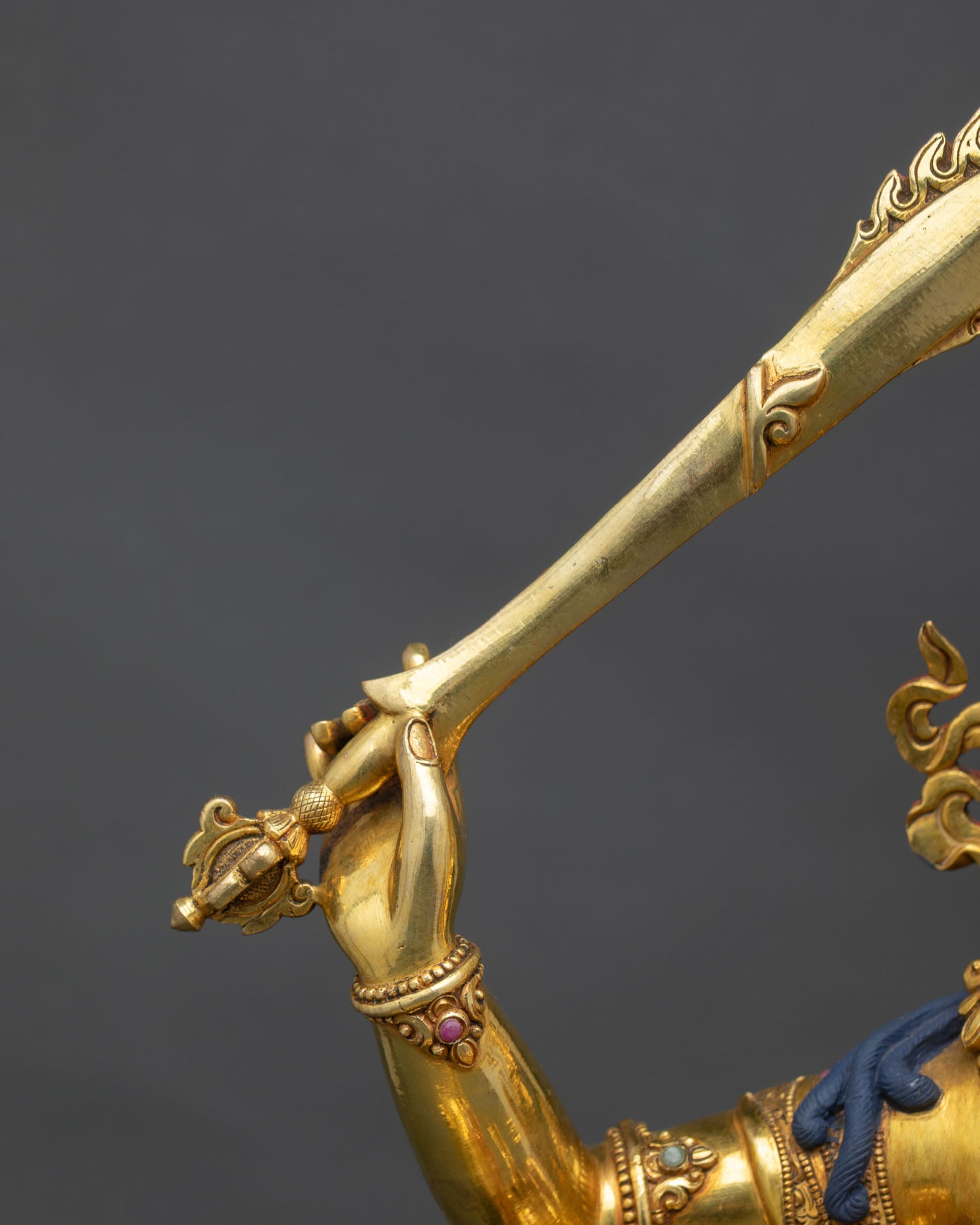 Manjushri Statue | Traditional Buddhist Art from Nepal