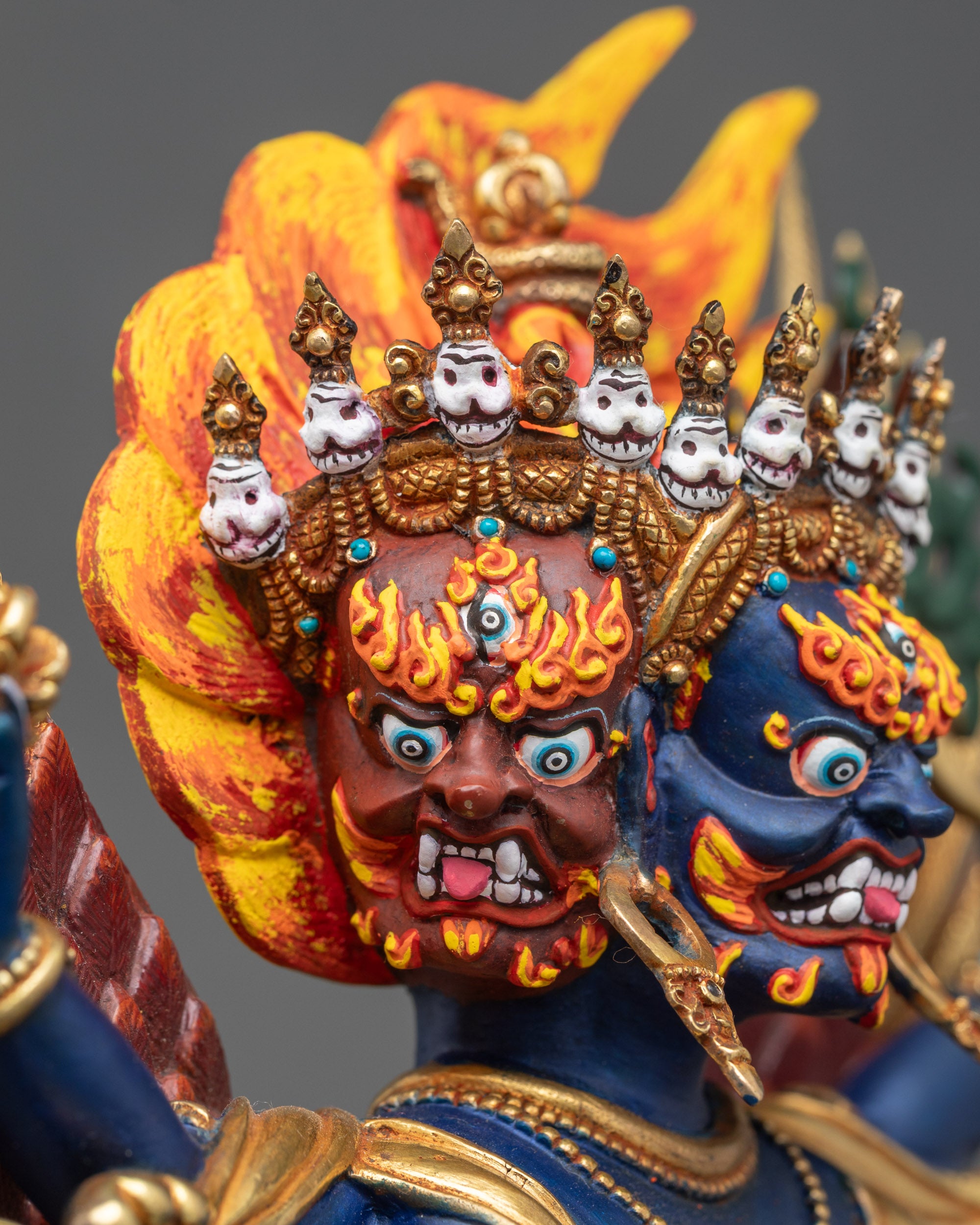 Handcrafted Vajrakilaya (Dorje Phurba) Statue | Nepalese Buddhist Art