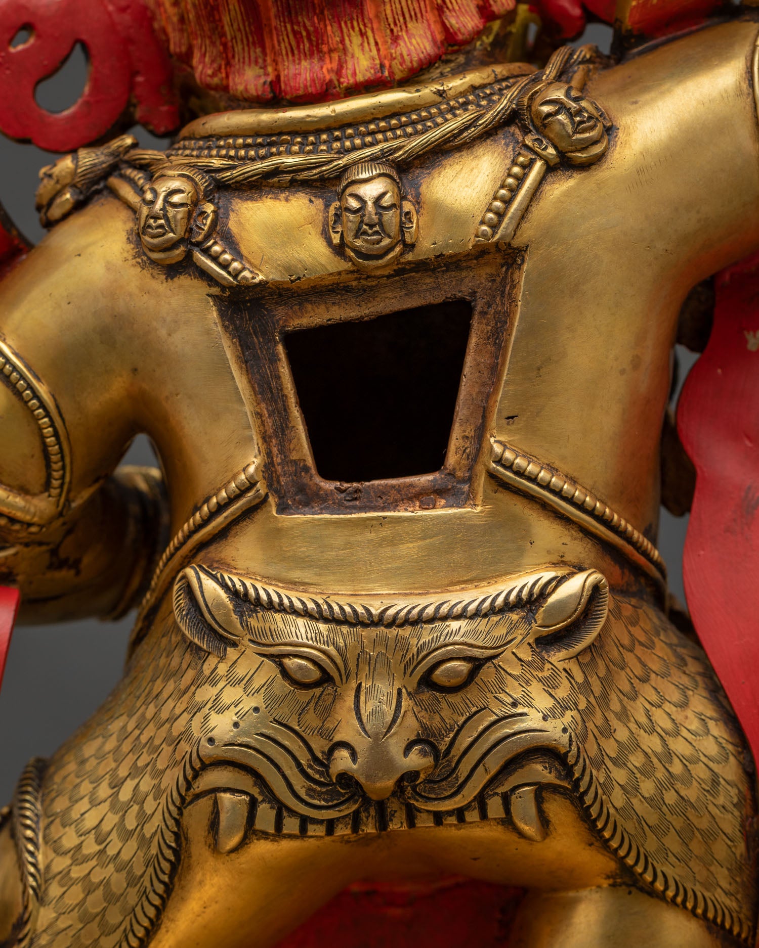 Black Manjushri Copper Statue – Buddhist Altar Artwork from Nepal