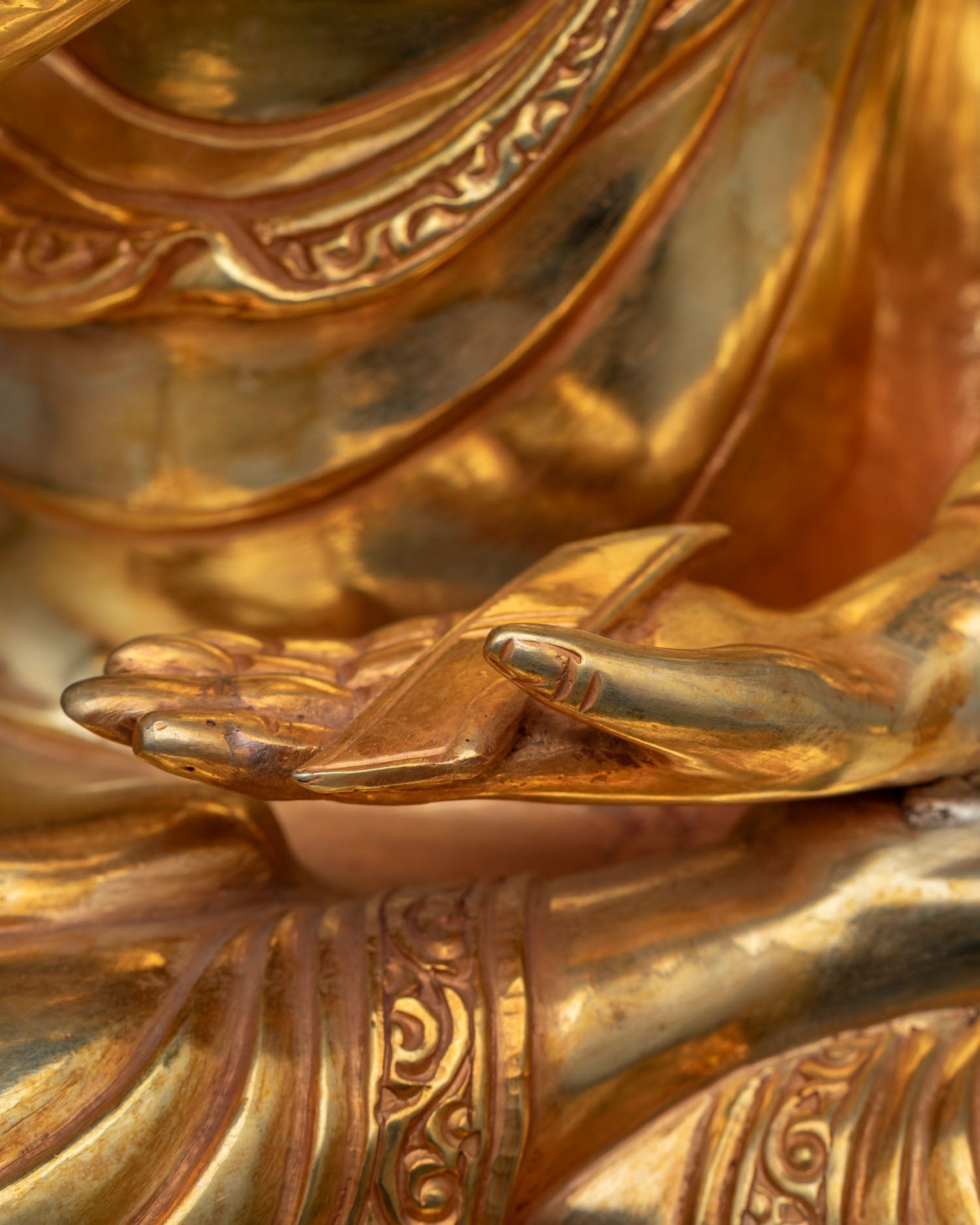 Je Tsongkhapa Set Statue | Founder of the Gelug Buddhist Tradition