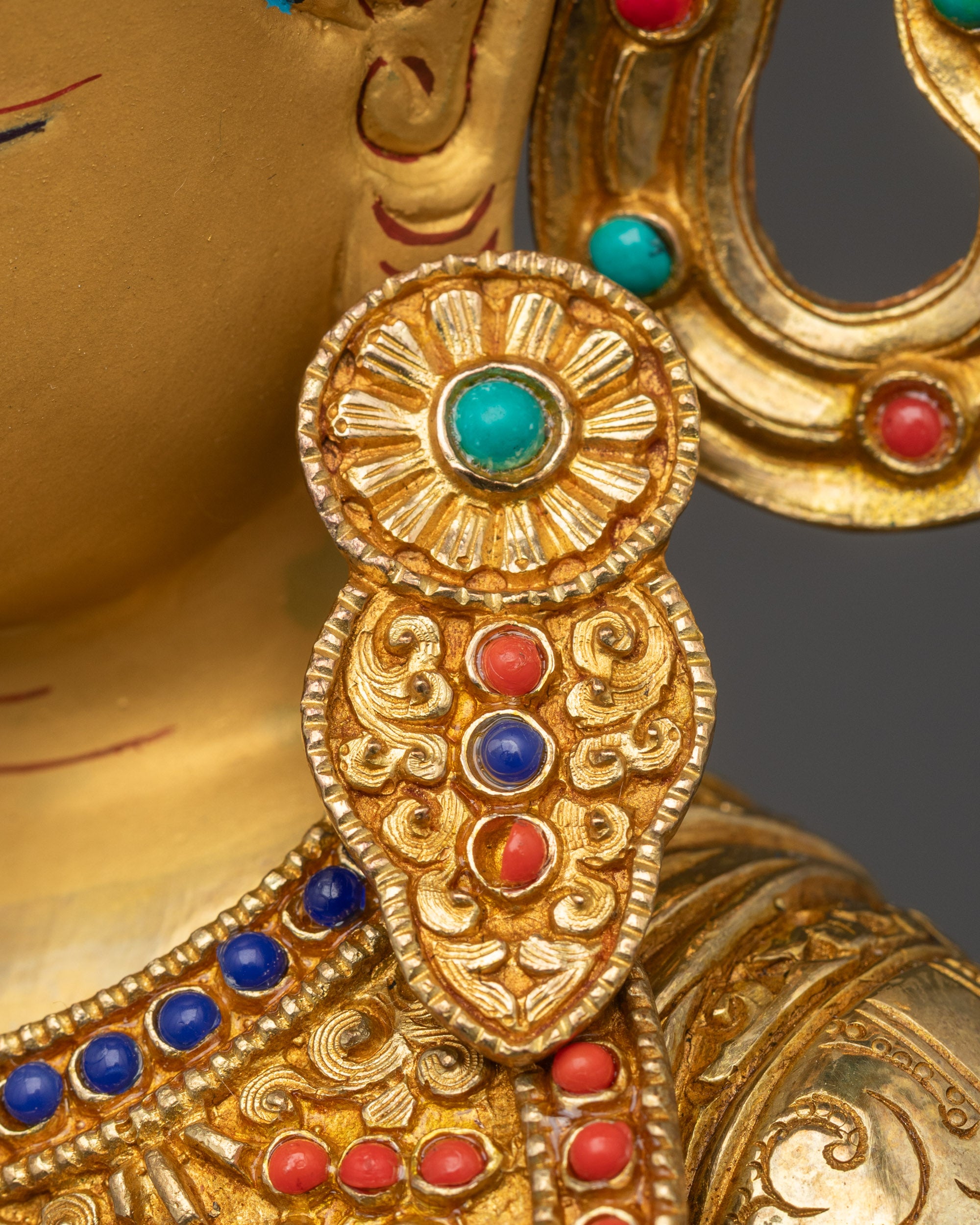 Premium Jowo Rinpoche Statue | Crowned Enlightenment Buddha of Tibet