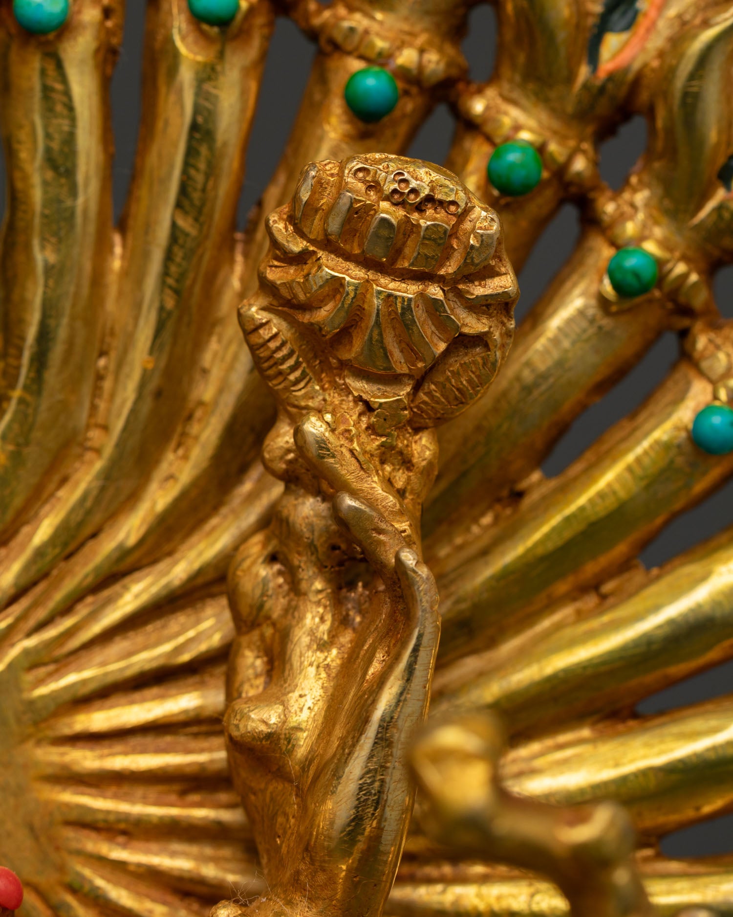 1000 Armed Chenrezig Statue | Handmade Tibetan Art