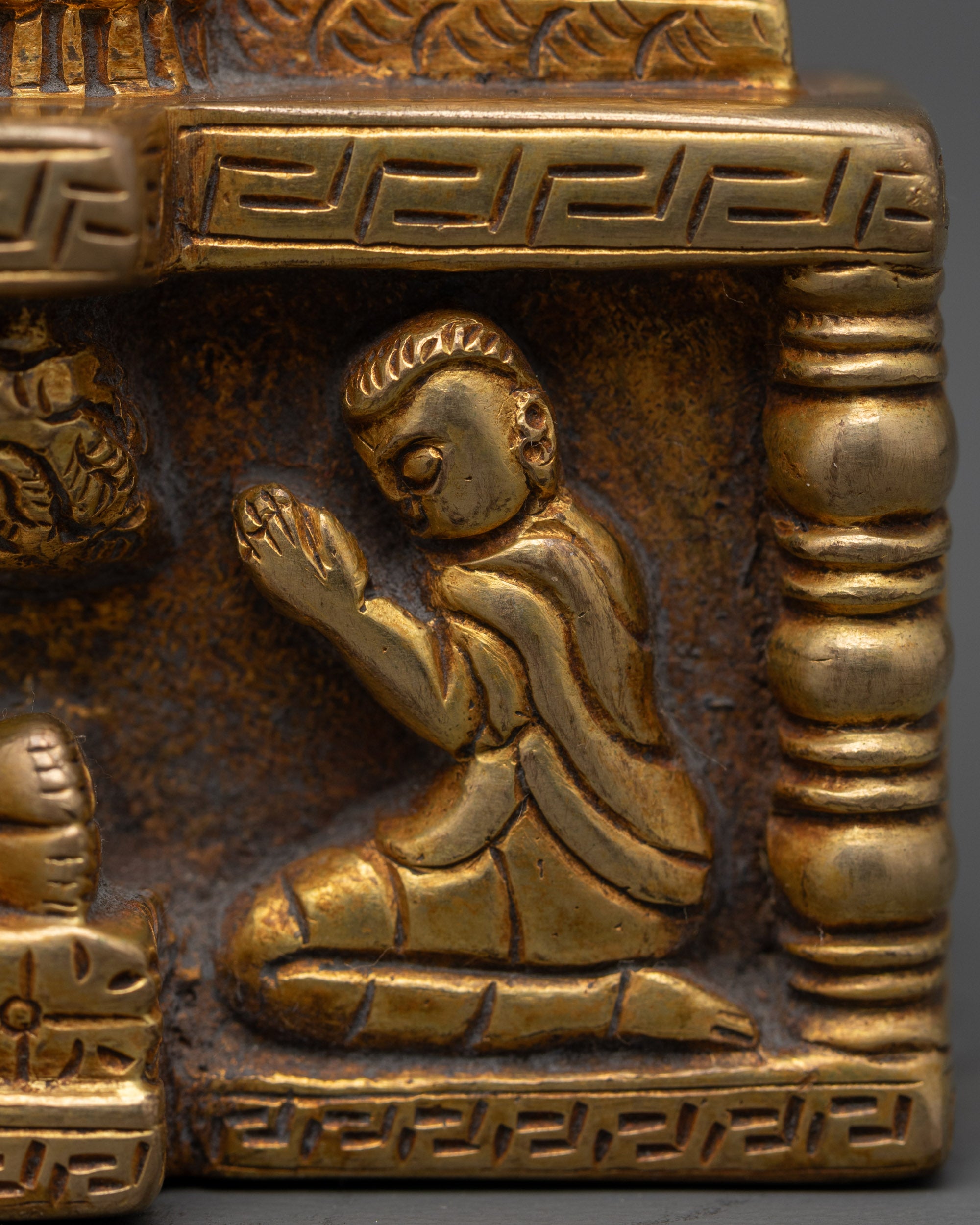 Seated Shakyamuni Buddha – Copper Altar and Meditation Statue