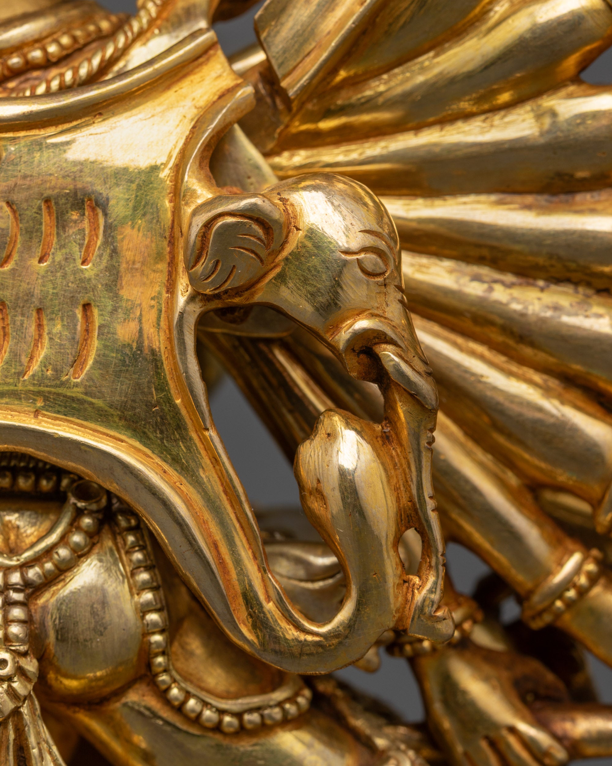 Fierce Wrathful Deity Yamantaka Statue with his Yab-Yum | Buddhist Art