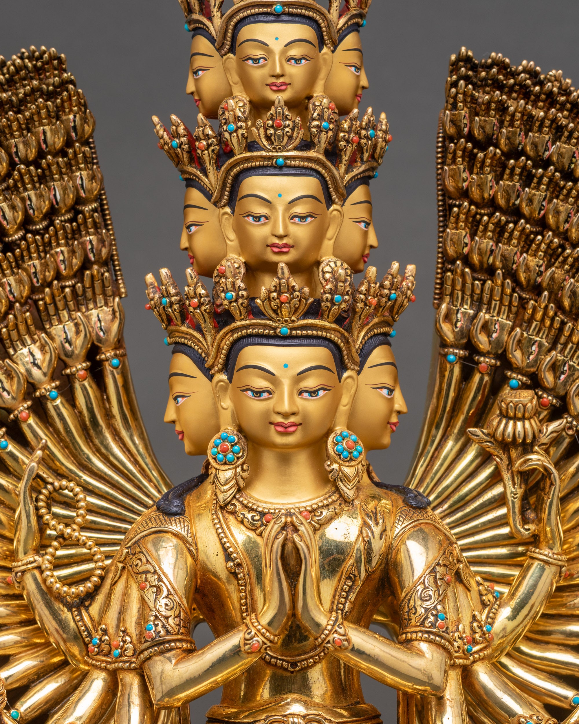1000 Armed Chenrezig Statue | Sahasrabhuja Avalokiteshvara Sculpture
