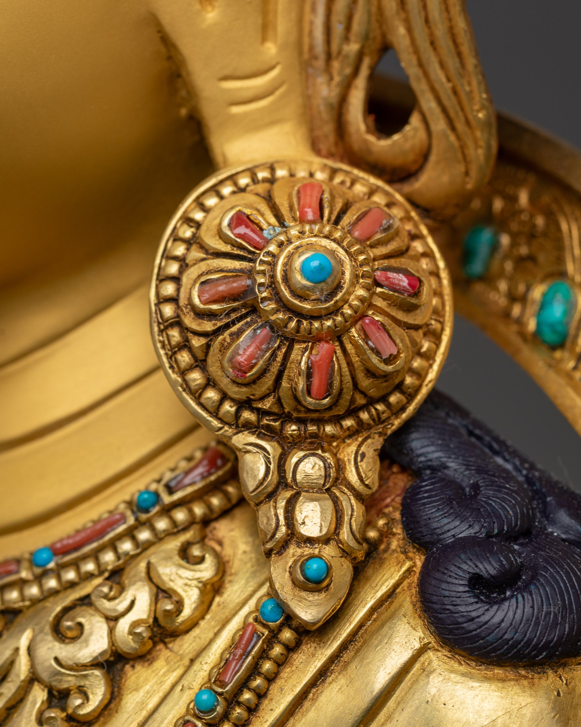 Premium Green Tara Buddhist Sculpture | Tibetan Altar Decor from Nepal