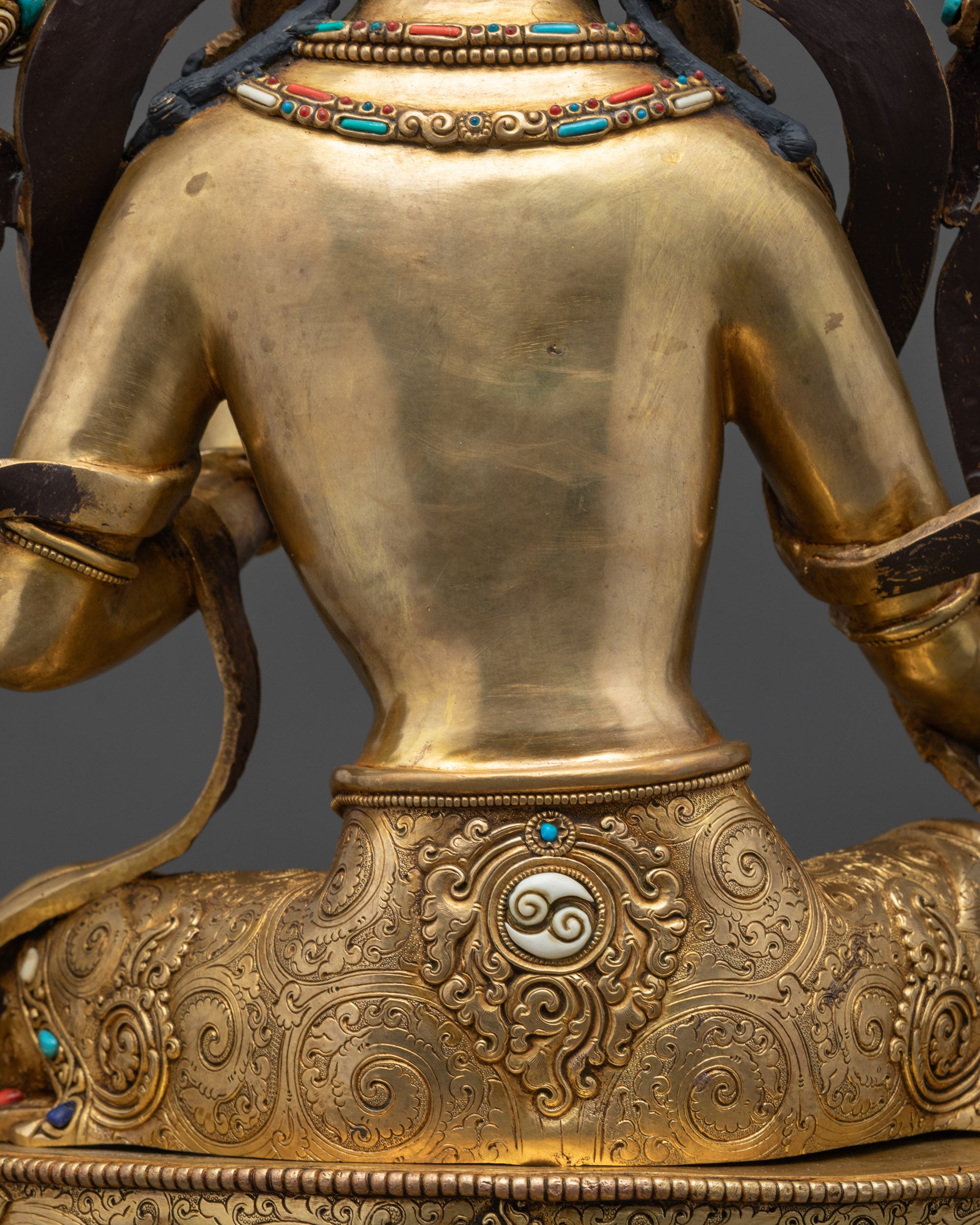 Premium Green Tara Sculpture | Buddhist Goddess of Swift Protection