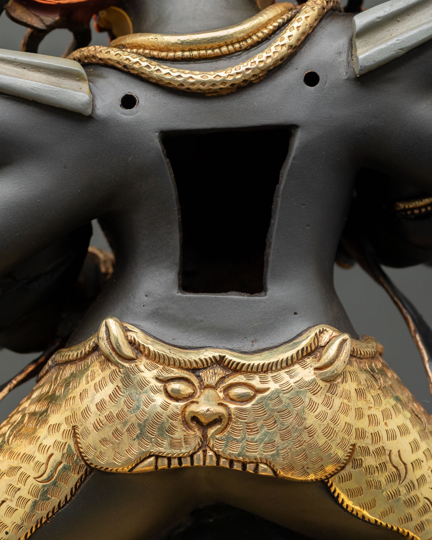 22 Inches Six Armed Mahakala Statue | Powerful Tibetan Protector