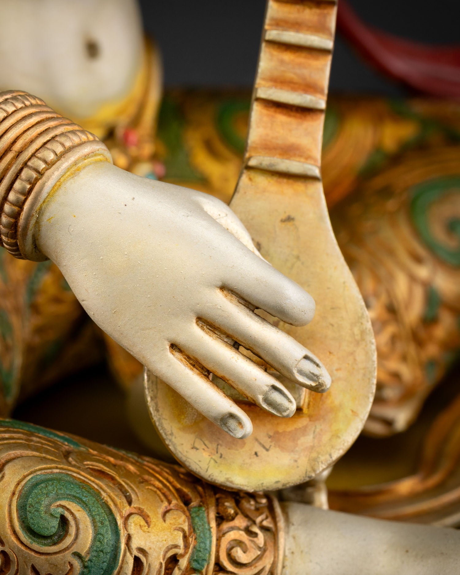 Divine Saraswati Sculpture | Goddess of Knowledge and Arts