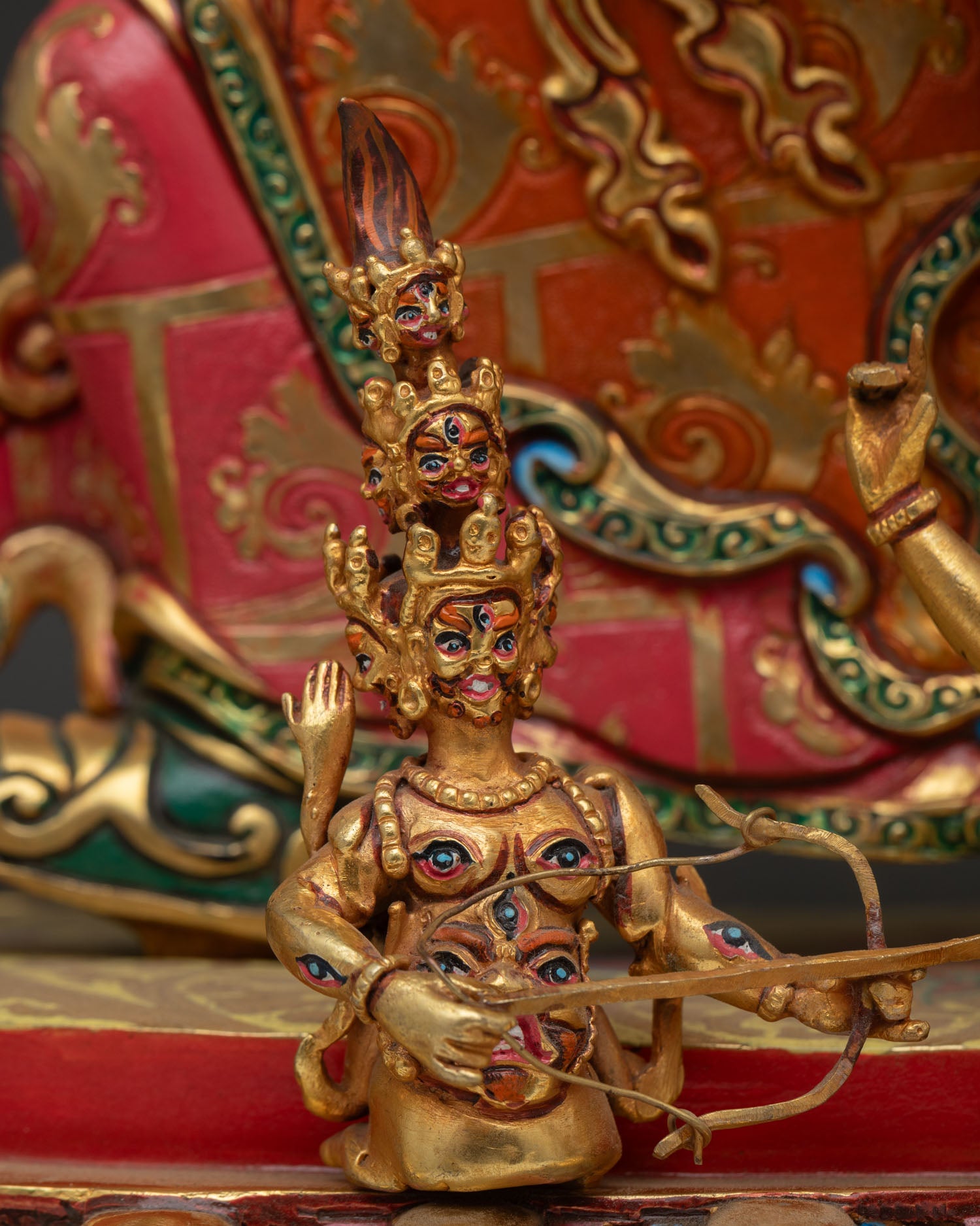Standing Guru Rinpoche Statue | Buddhist Zen Decor from Nepal