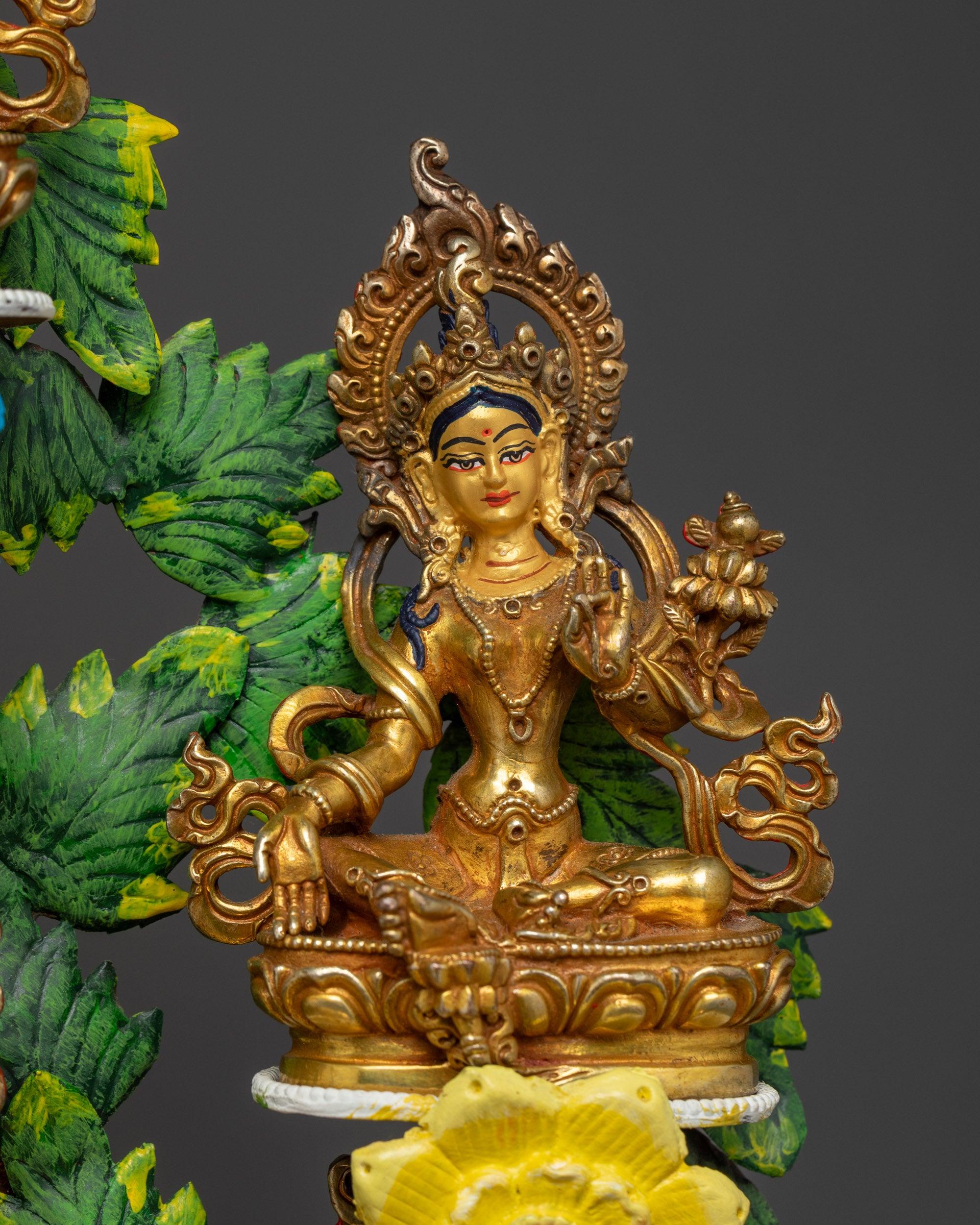 Complete 21 Tara Statue Tree Collection | Sacred Female Deity Ensemble
