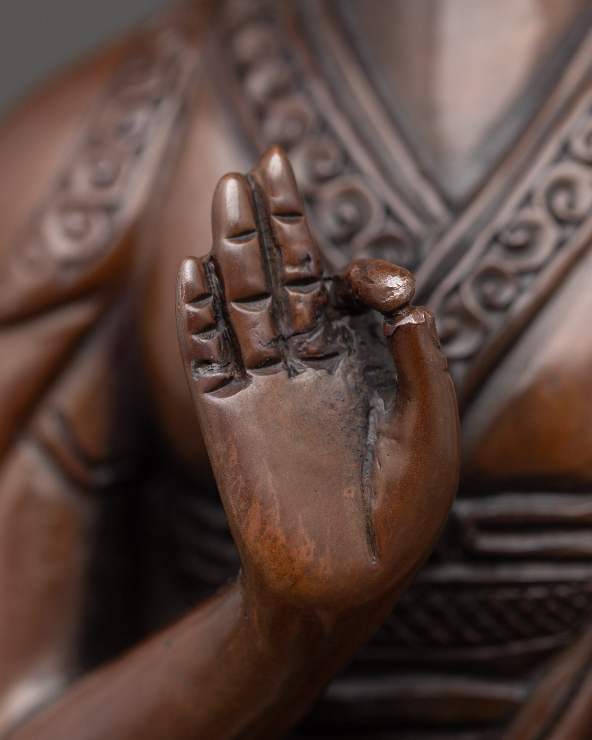 Je Tsongkhapa Statue Set | Himalayan Handcrafted Buddhist Art