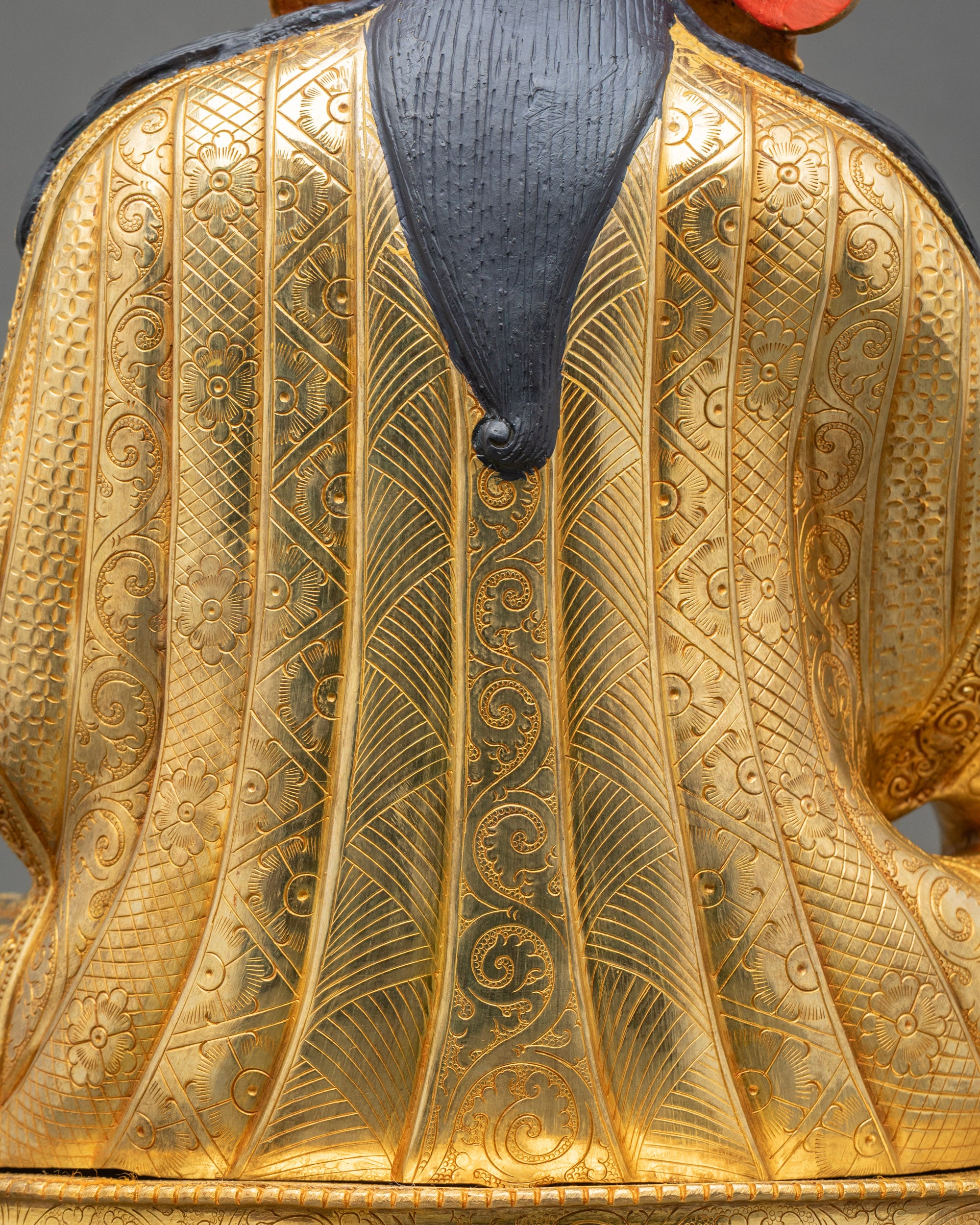 Padmasambhava Guru Rinpoche Meditation Statue | Himalayan Copper Sculpture