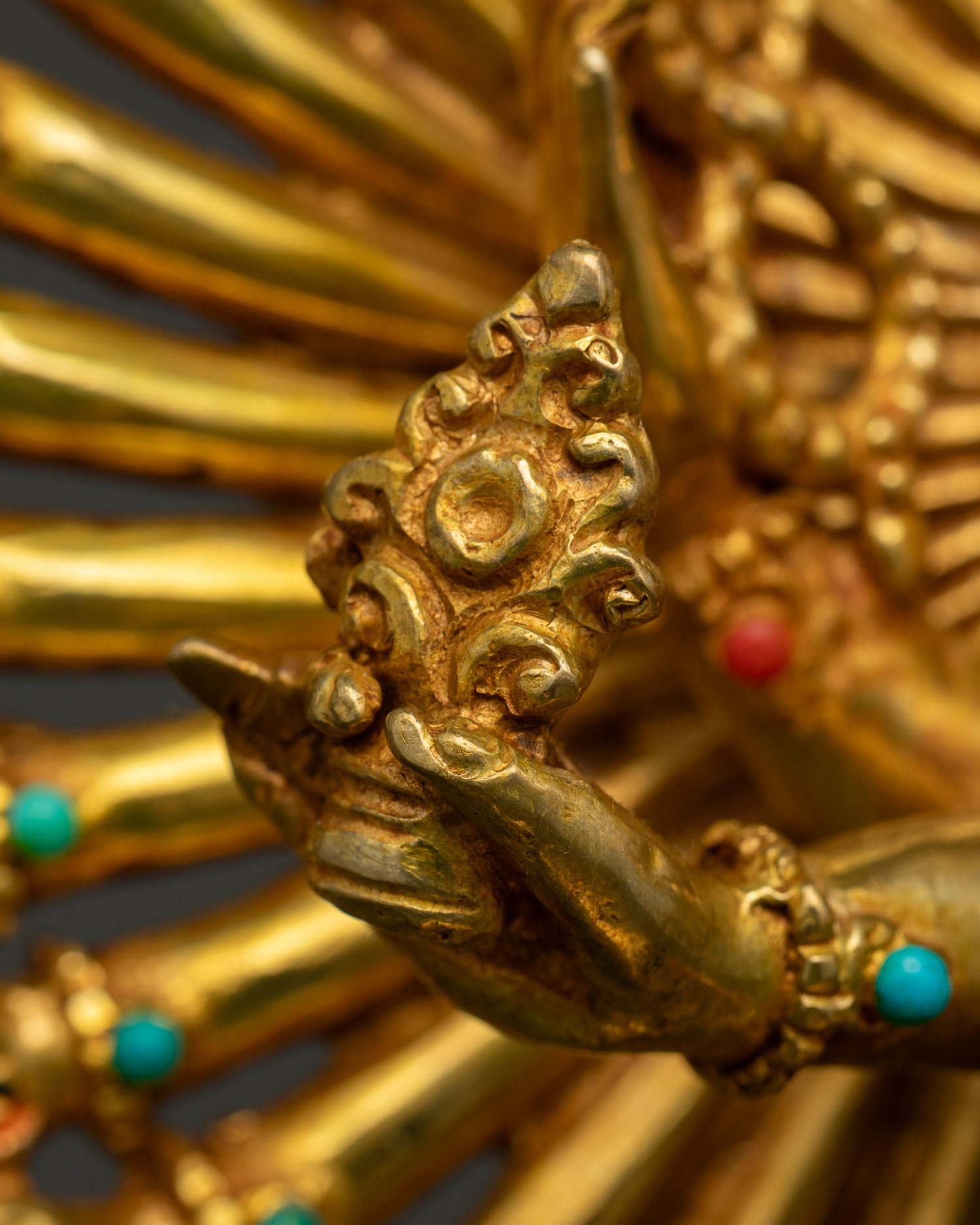 1000 Armed Chenrezig Statue | Handmade Tibetan Art