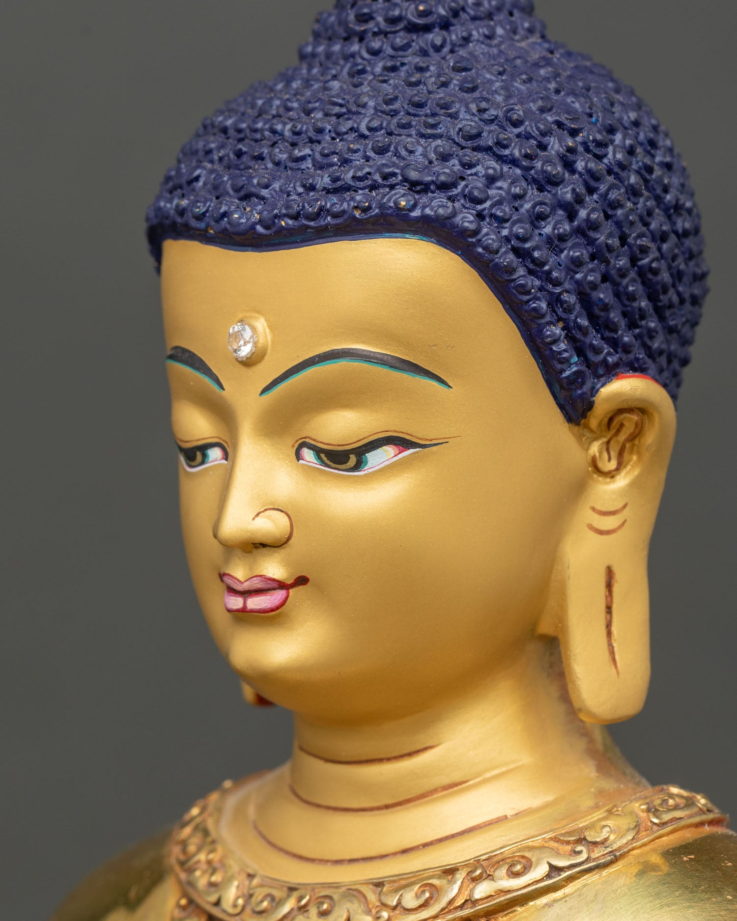 Shakyamuni Buddha Statue – Himalayan Copper Buddhist Decor