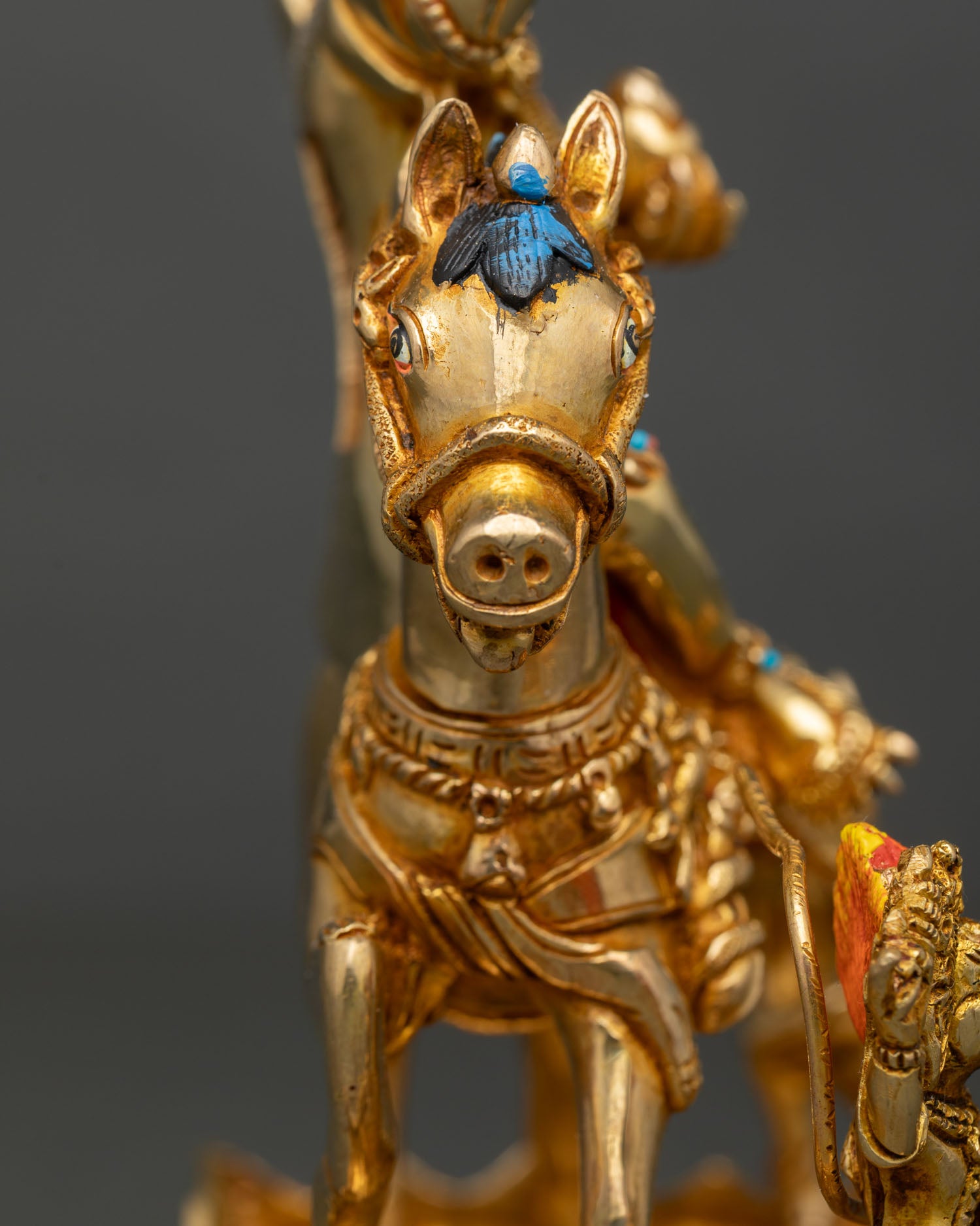 Handmade Palden Lhamo Copper Statue from Nepal
