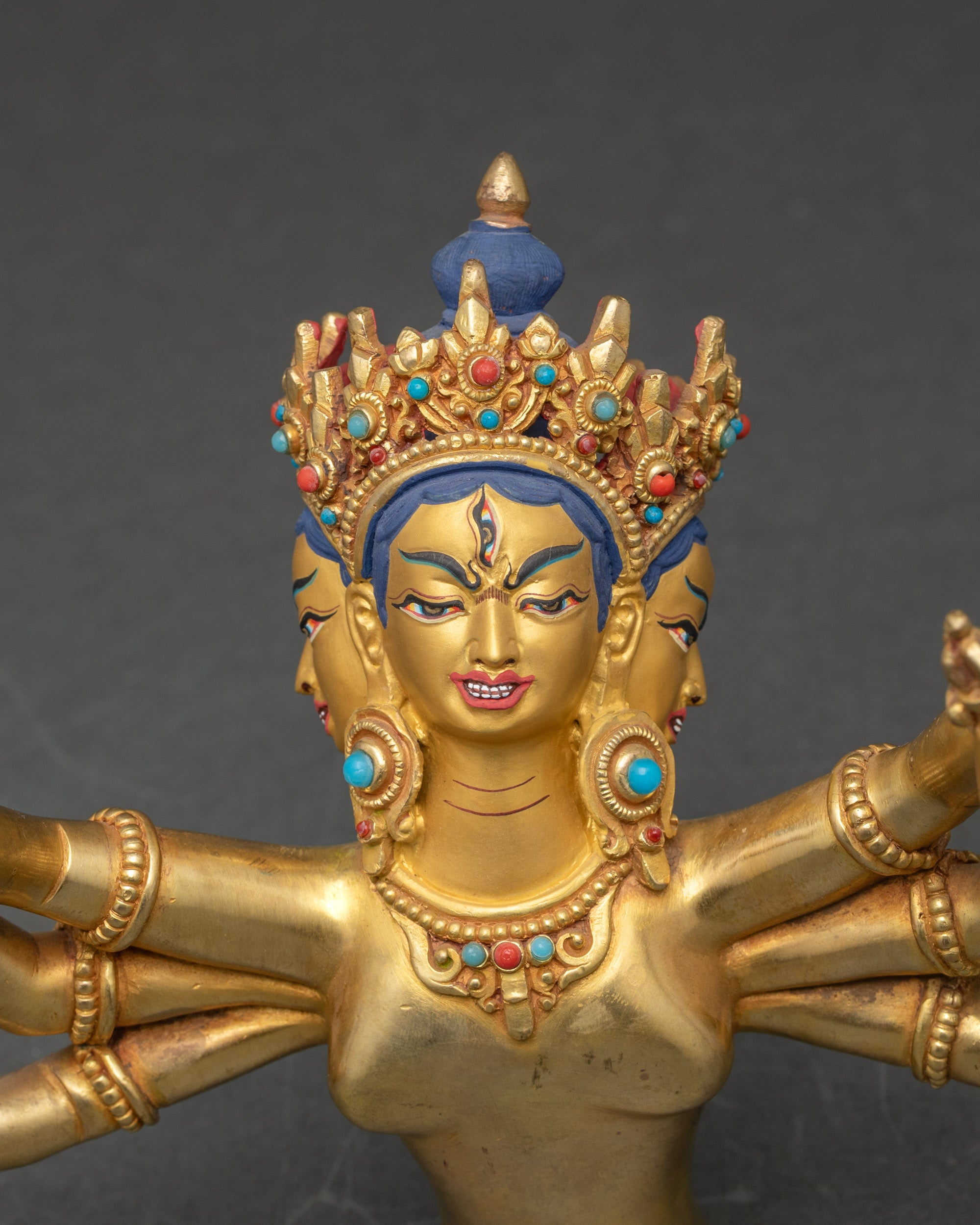 Handcrafted Guhyasamaja Statue – Tantric Deity of Wisdom and Compassion