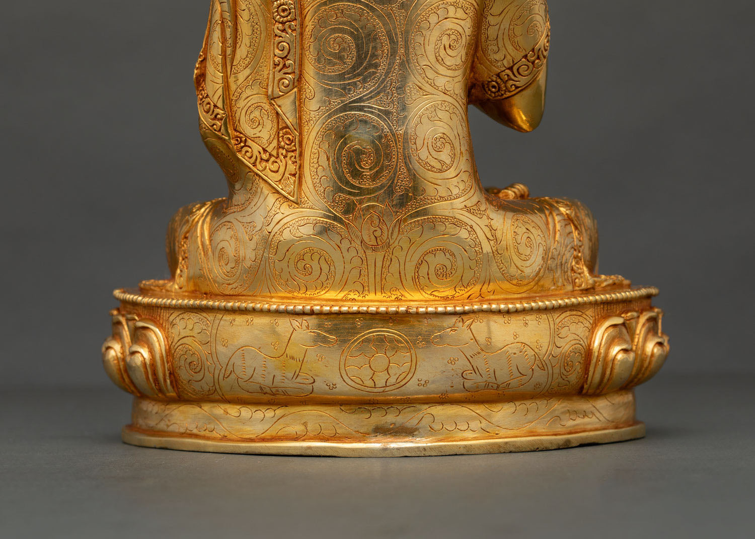 Je Tsongkhapa with Two Disciples Sculpture | Handmade in Nepal