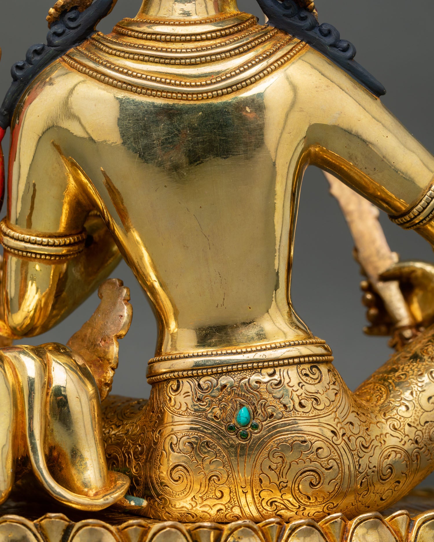 Premium Simhanada Manjushri Statue for Spiritual Practice