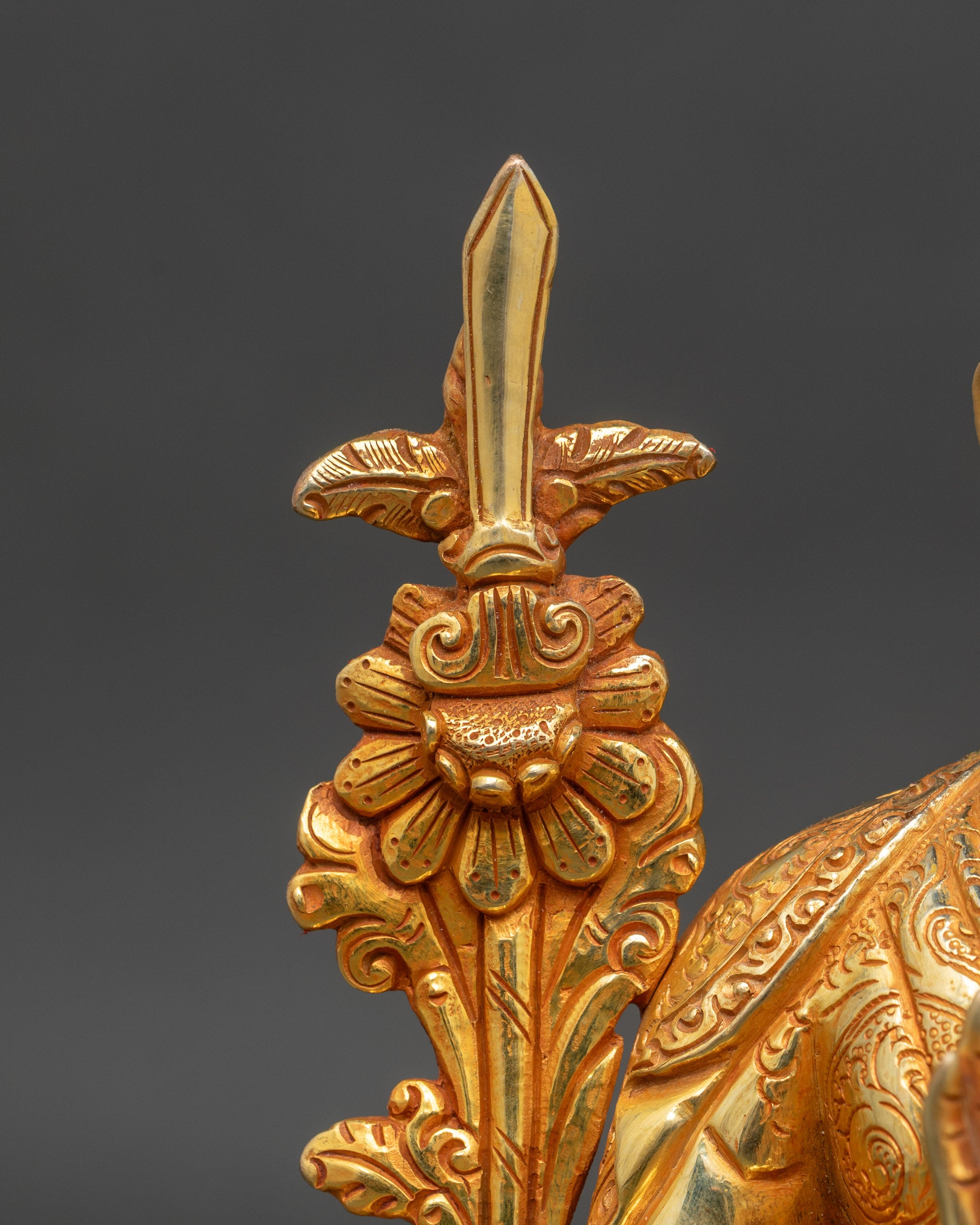 Lama Tsongkhapa Statue Set | Himalayan Sacred Artwork