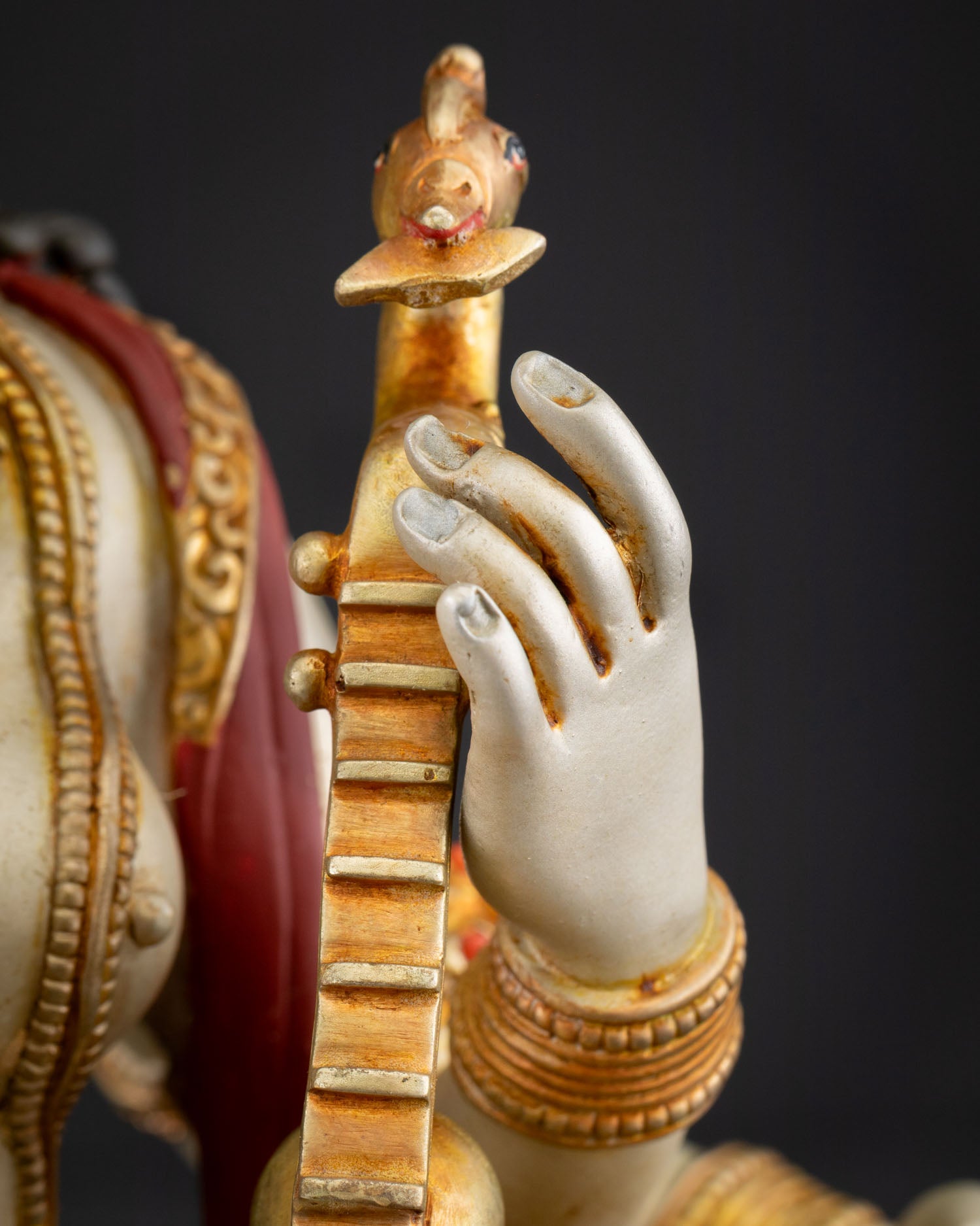 Divine Saraswati Sculpture | Goddess of Knowledge and Arts