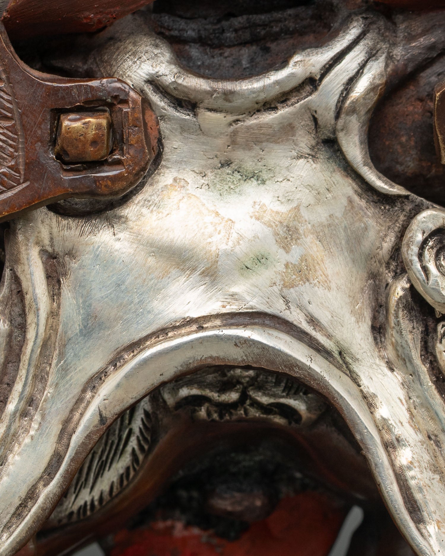 Wrathful Hayagriva Statue | Handmade Oxidized Copper Sculpture