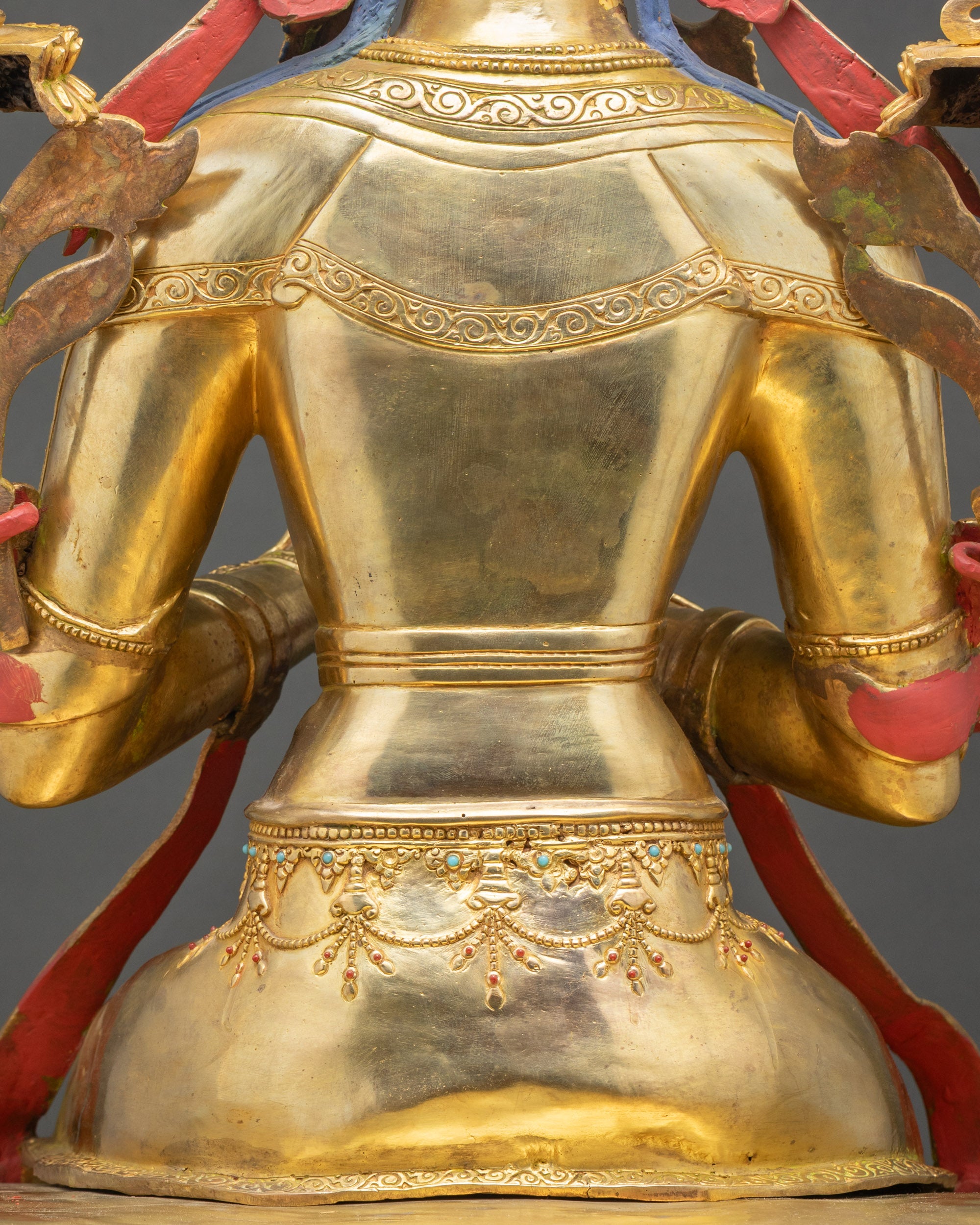 Maitreya Buddha Statue – Himalayan Buddhist Meditation Shrine Decor