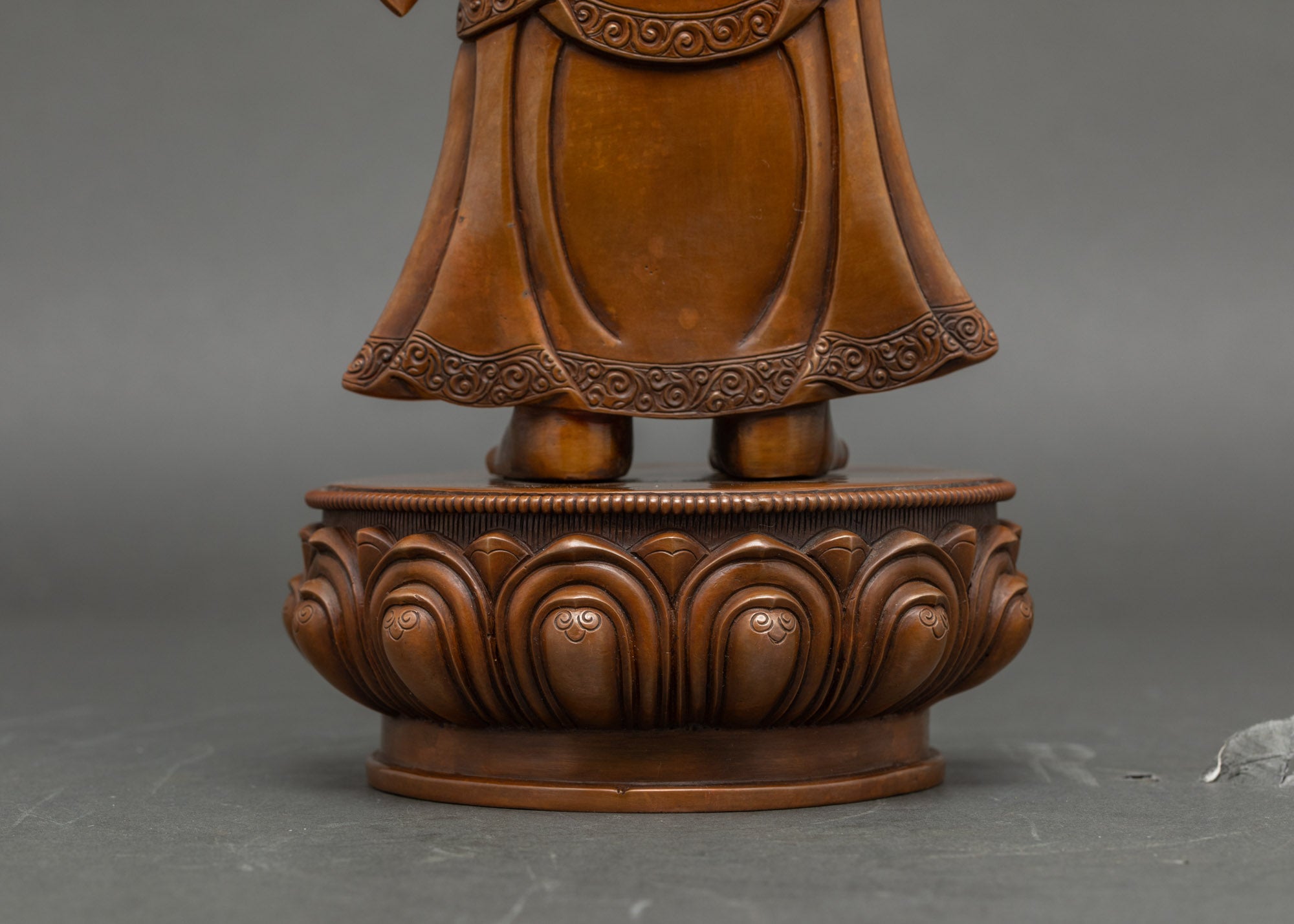 Hand-carved Sculpture of Buddha's Two Disciples