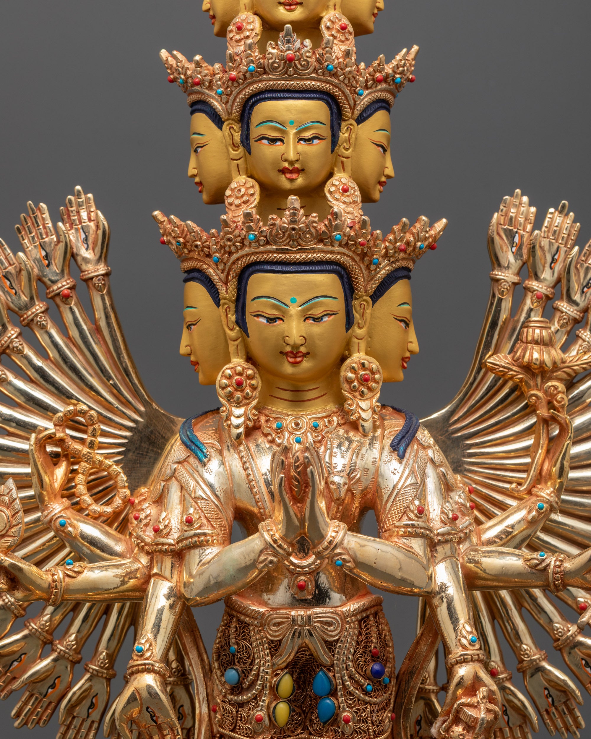 Thousand-Armed Avalokiteshvara Statue | Deity of Infinite Compassion