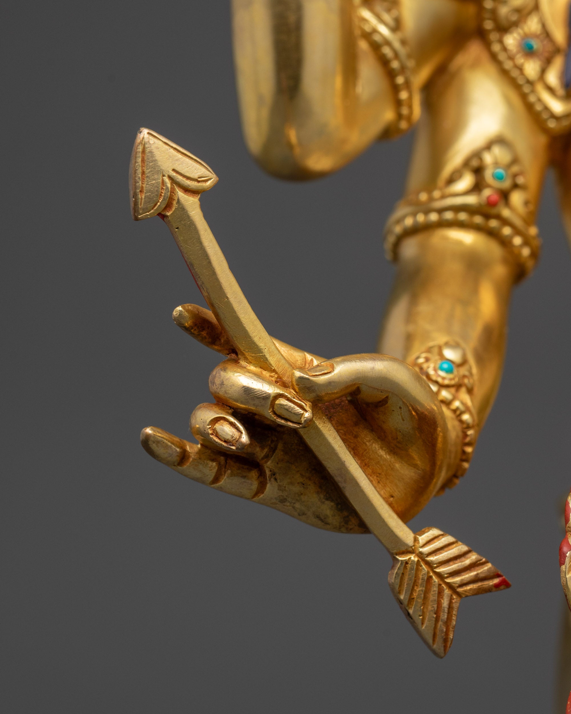 Premium Namgyalma Sculpture | Handcrafted Tibetan Deity for Wellness