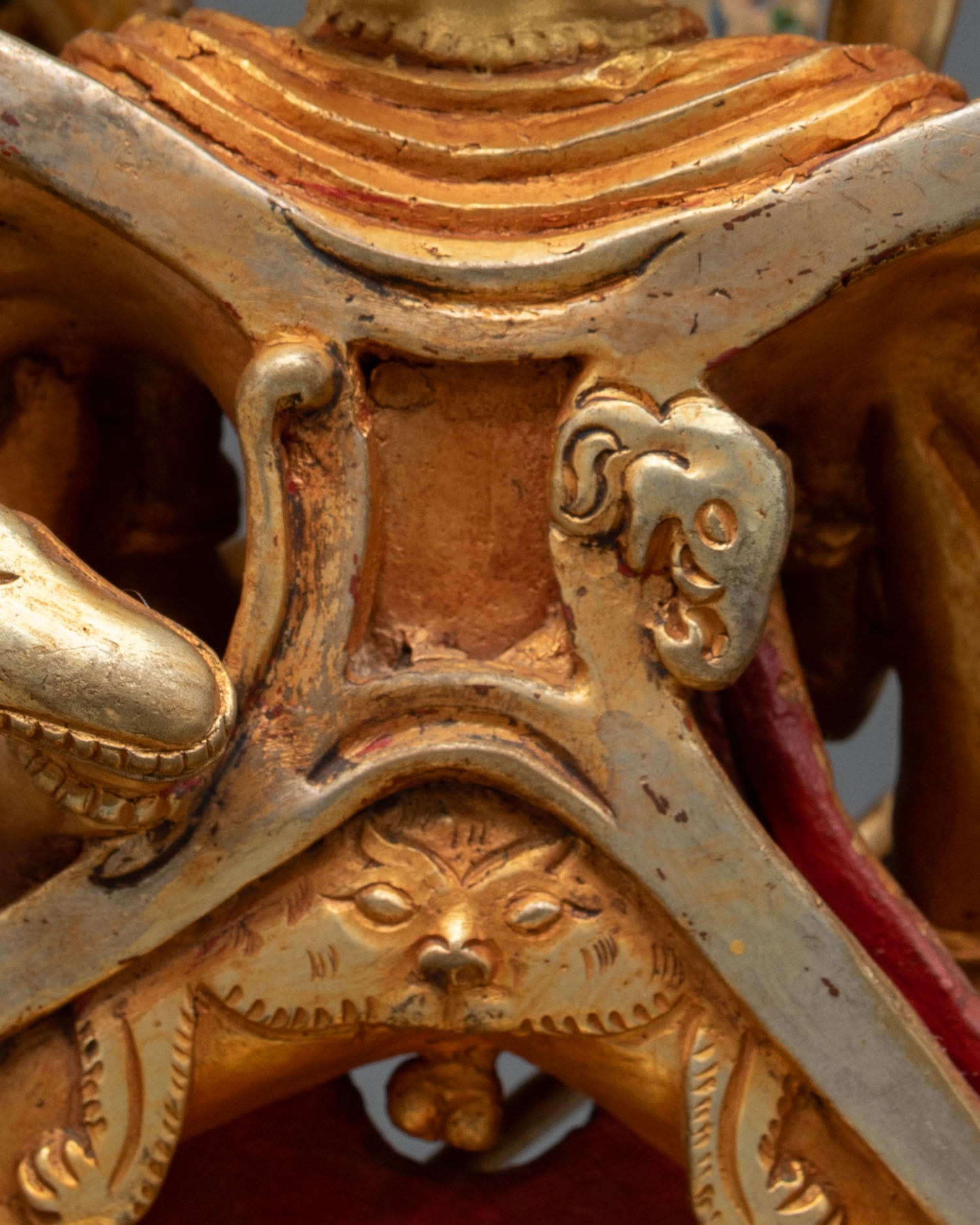 Chakrasamvara Yab-Yum Statue | Fire Gilded Buddhist Sculpture