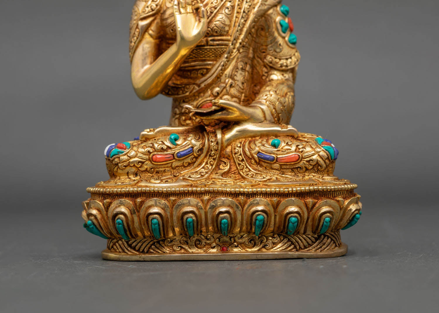 Tsongkhapa and Two Disciples Set – Luminous Wisdom Handmade Statue