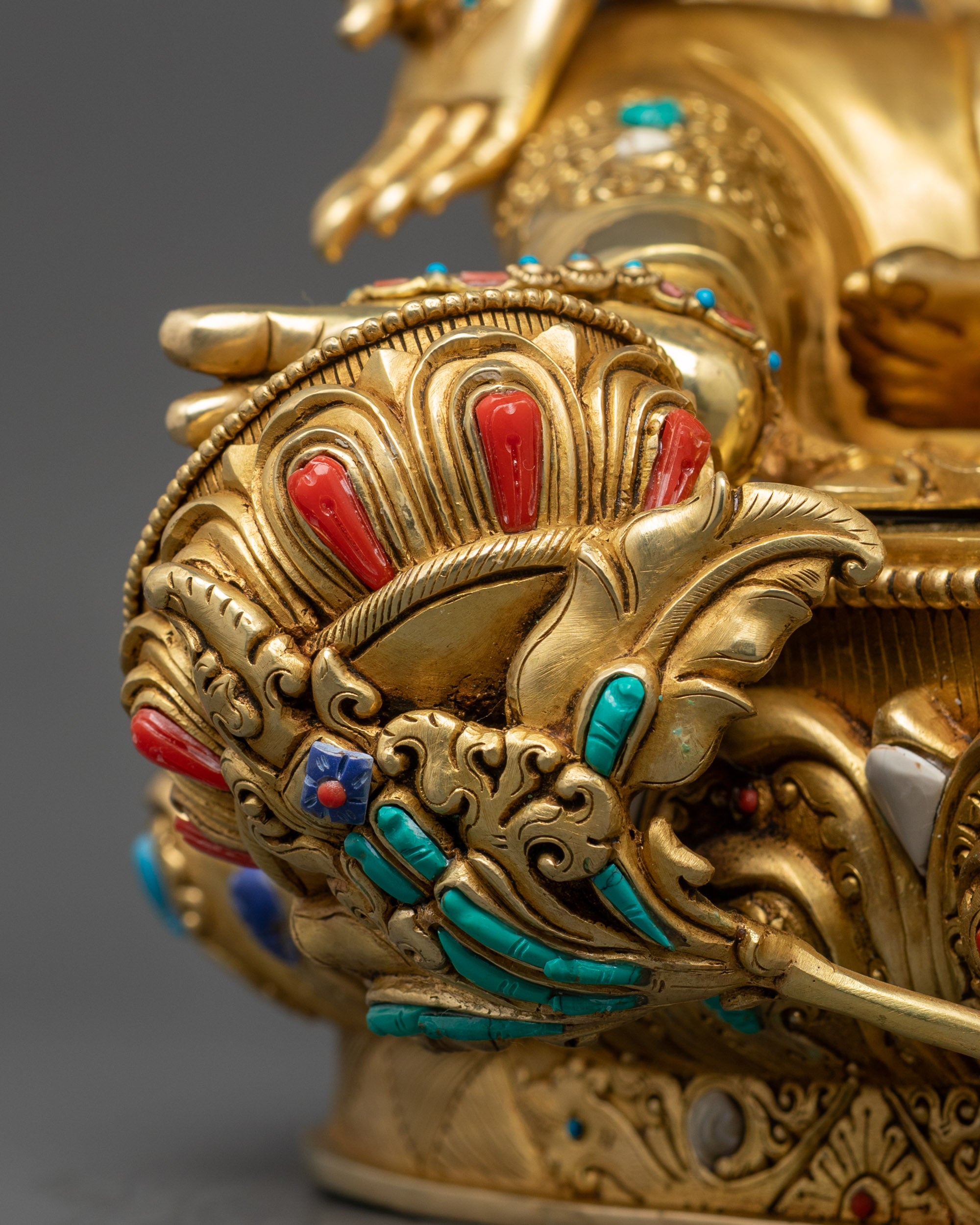 Premium Green Tara Buddhist Sculpture | Tibetan Altar Decor from Nepal