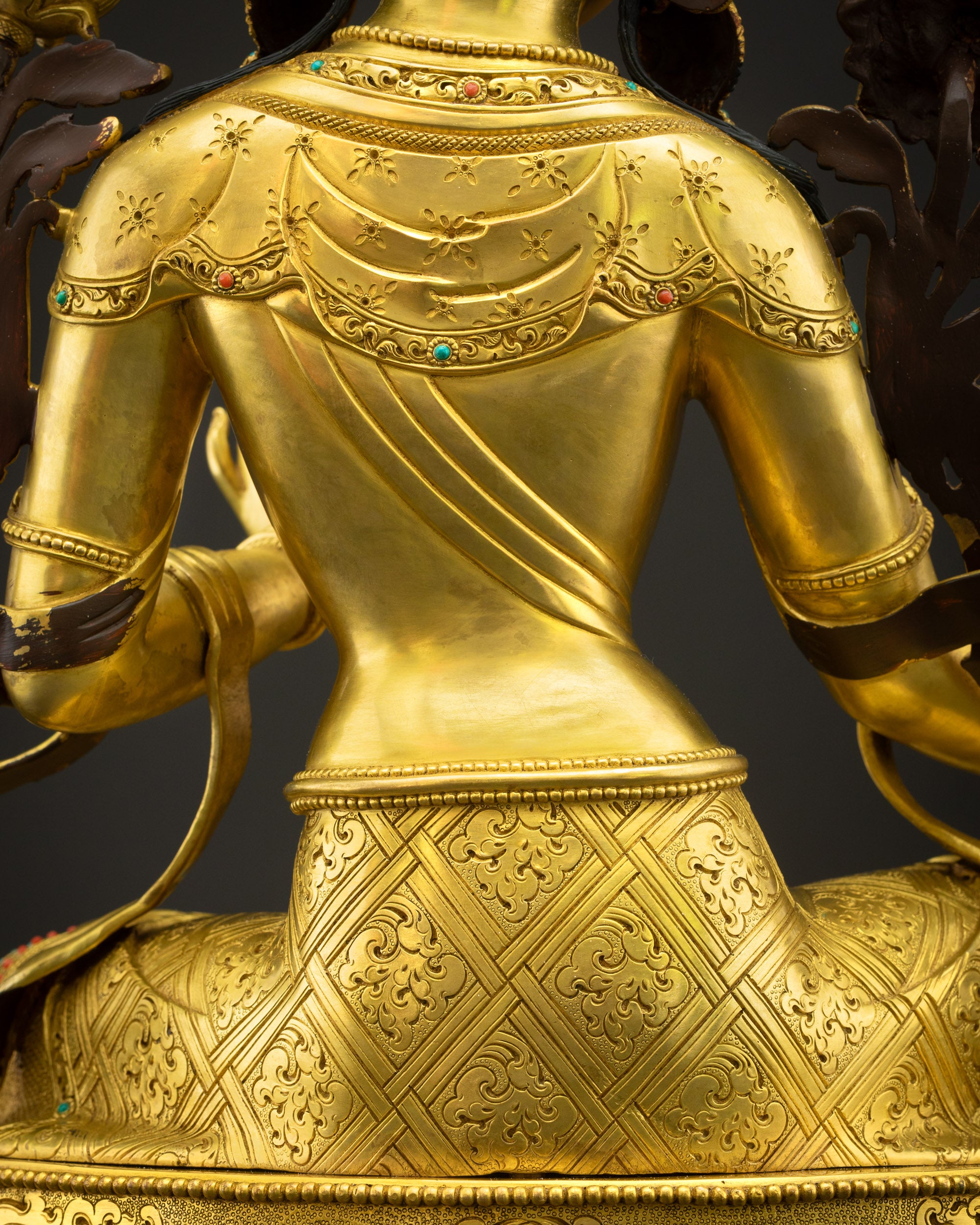 Green Tara Buddhist Statue | Handmade Himalayan Art from Nepal