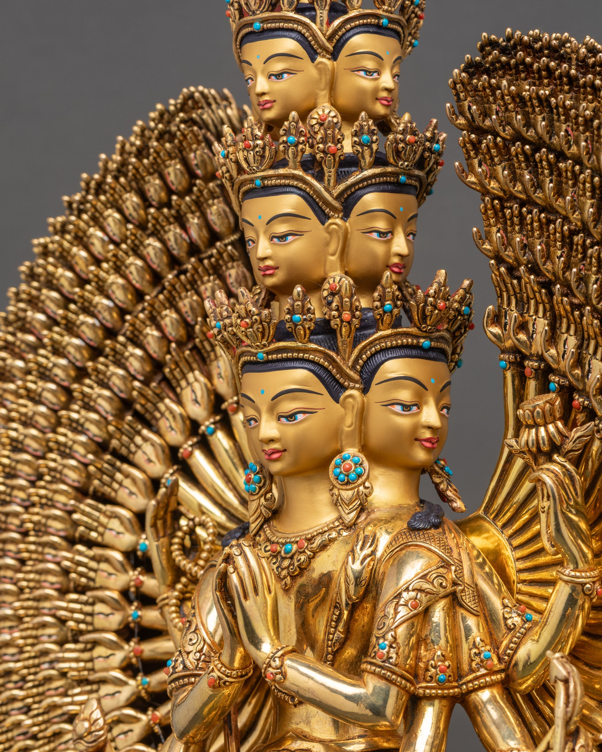 1000 Armed Chenrezig Statue | Sahasrabhuja Avalokiteshvara Sculpture