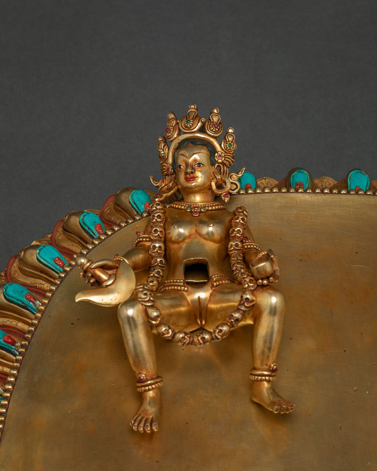 Vajrayogini (Dorje Naljorma) Statue - Handcrafted Dakini of Fire