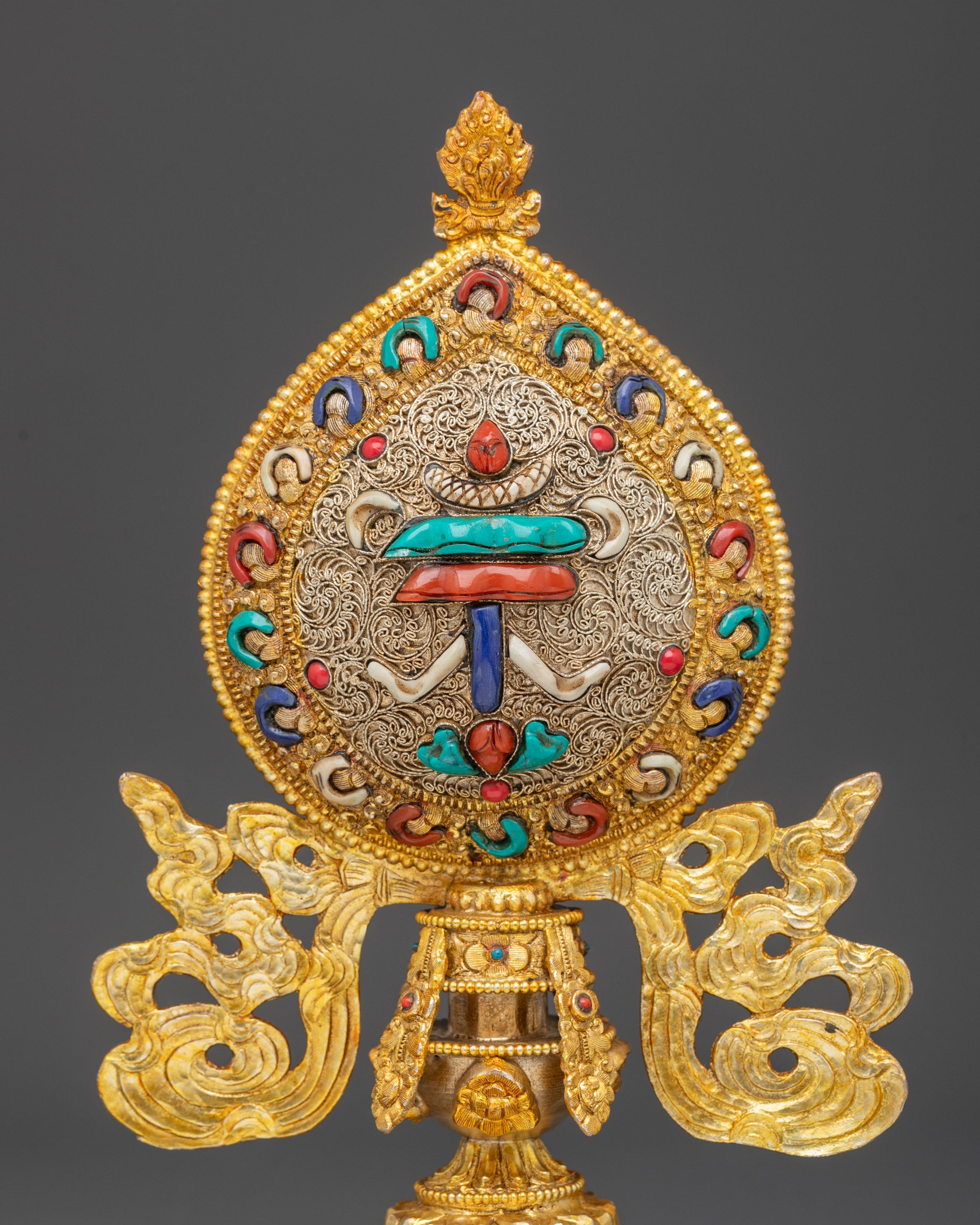 Ashtamangala Set | Sacred Eight Auspicious Symbols for Buddhist Altars