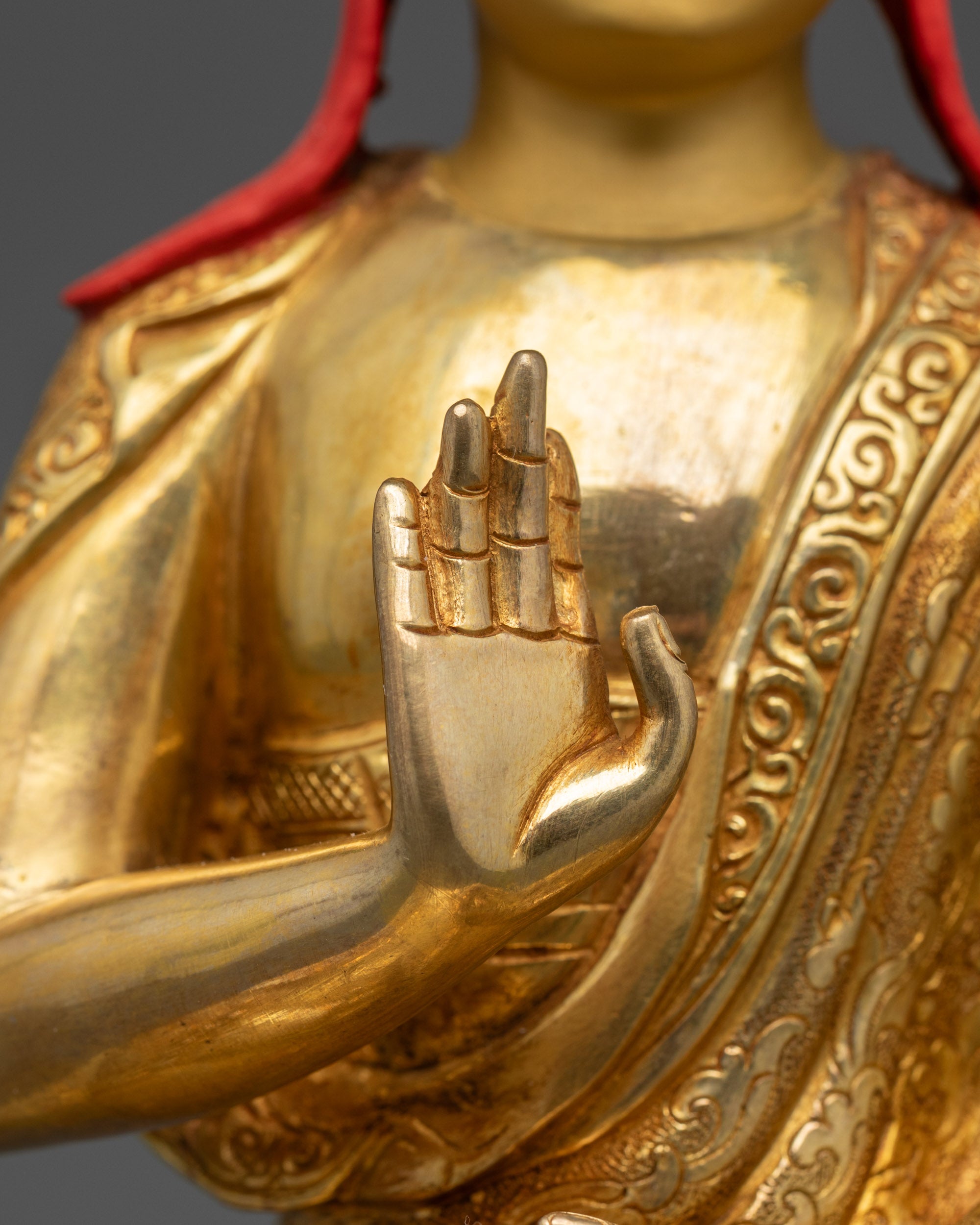 24K Gold-Gilded Tsokye Dorje Set | Traditional Lost-Wax Casted Statues