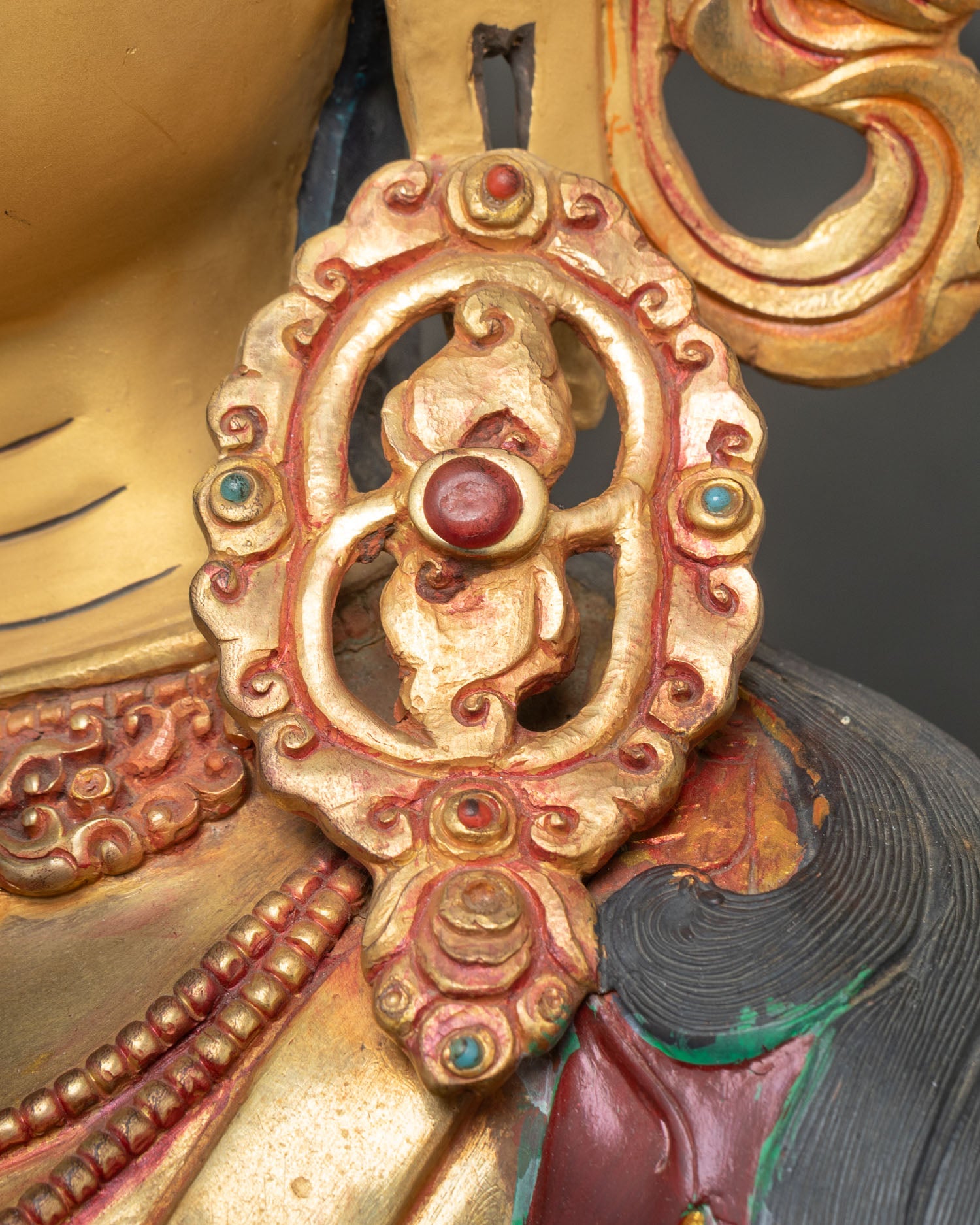 Grand Green Tara Statue - Buddhist Devotional Artwork