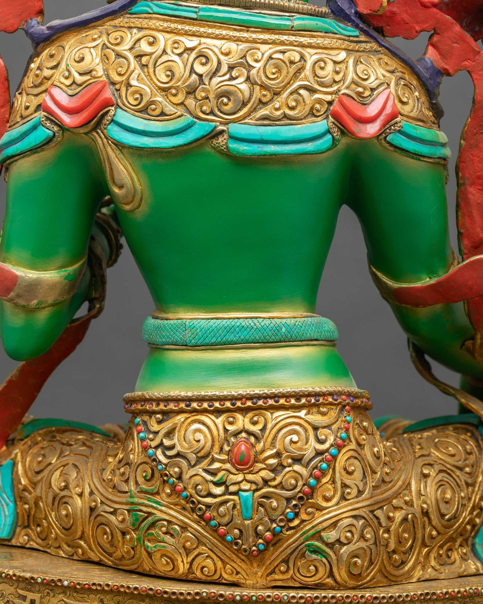 Green Tara Statue | Traditional Buddhist Art for Sacred Space