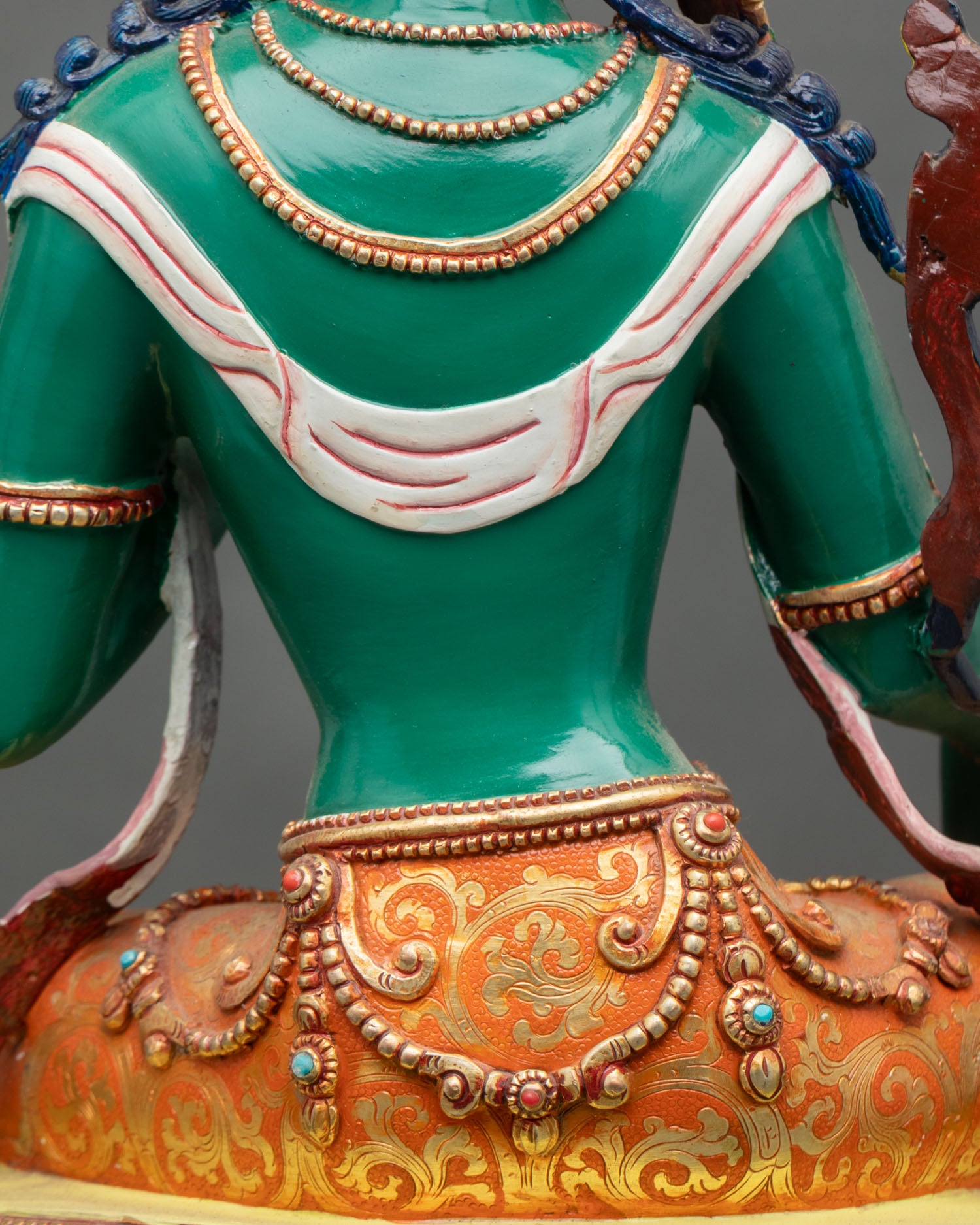 Green Tara | Compassionate Deity Sculpture for Spiritual Practice