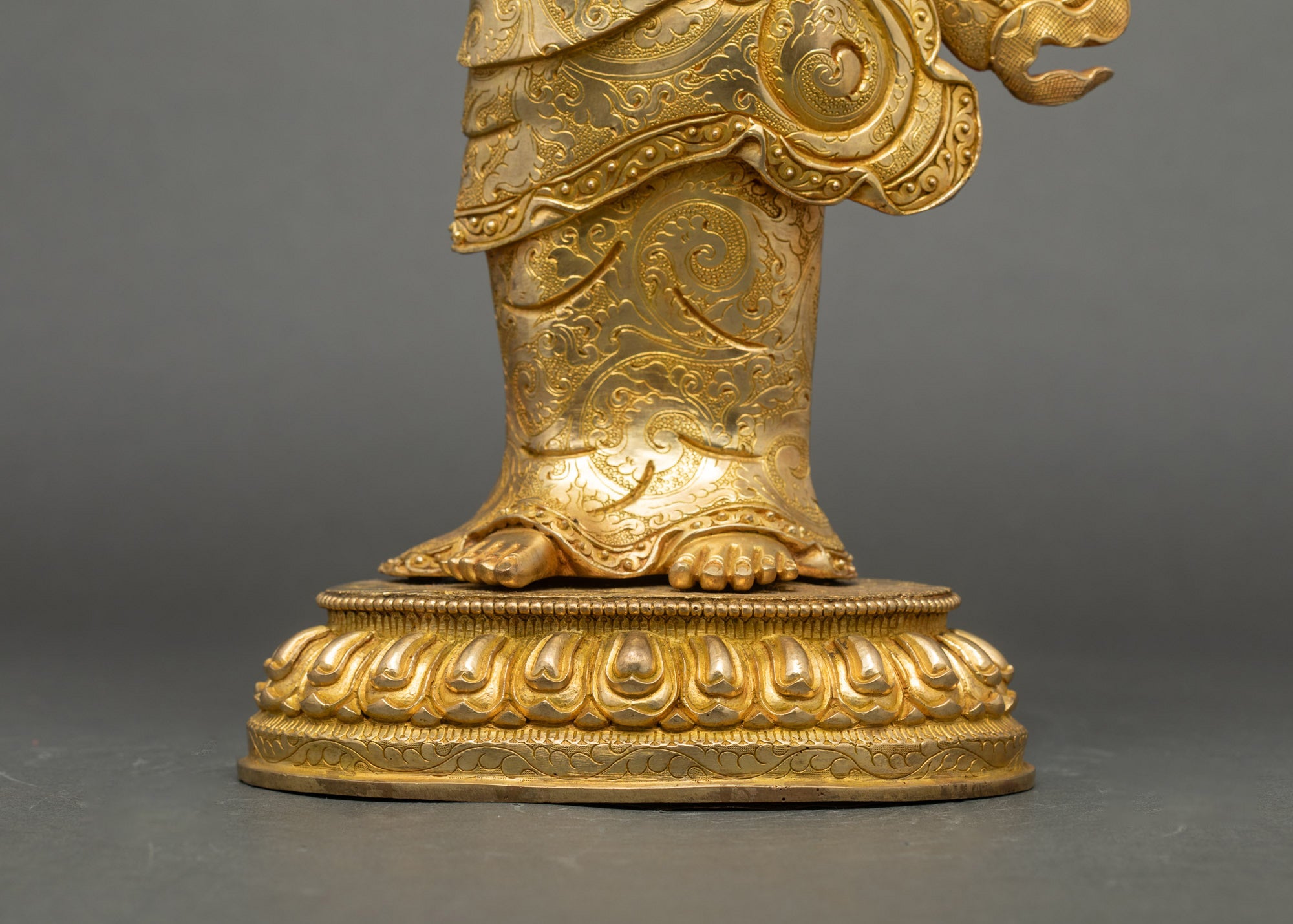 Handmade Shakyamuni Buddha with Disciples Statue | Spiritual Artwork