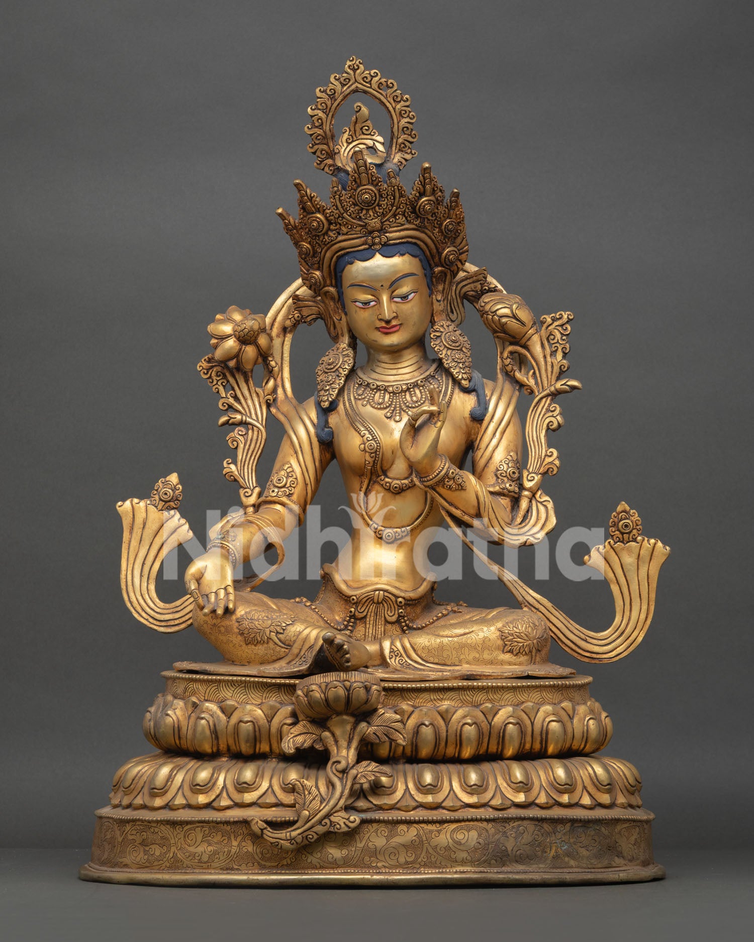 Green Tara Statue