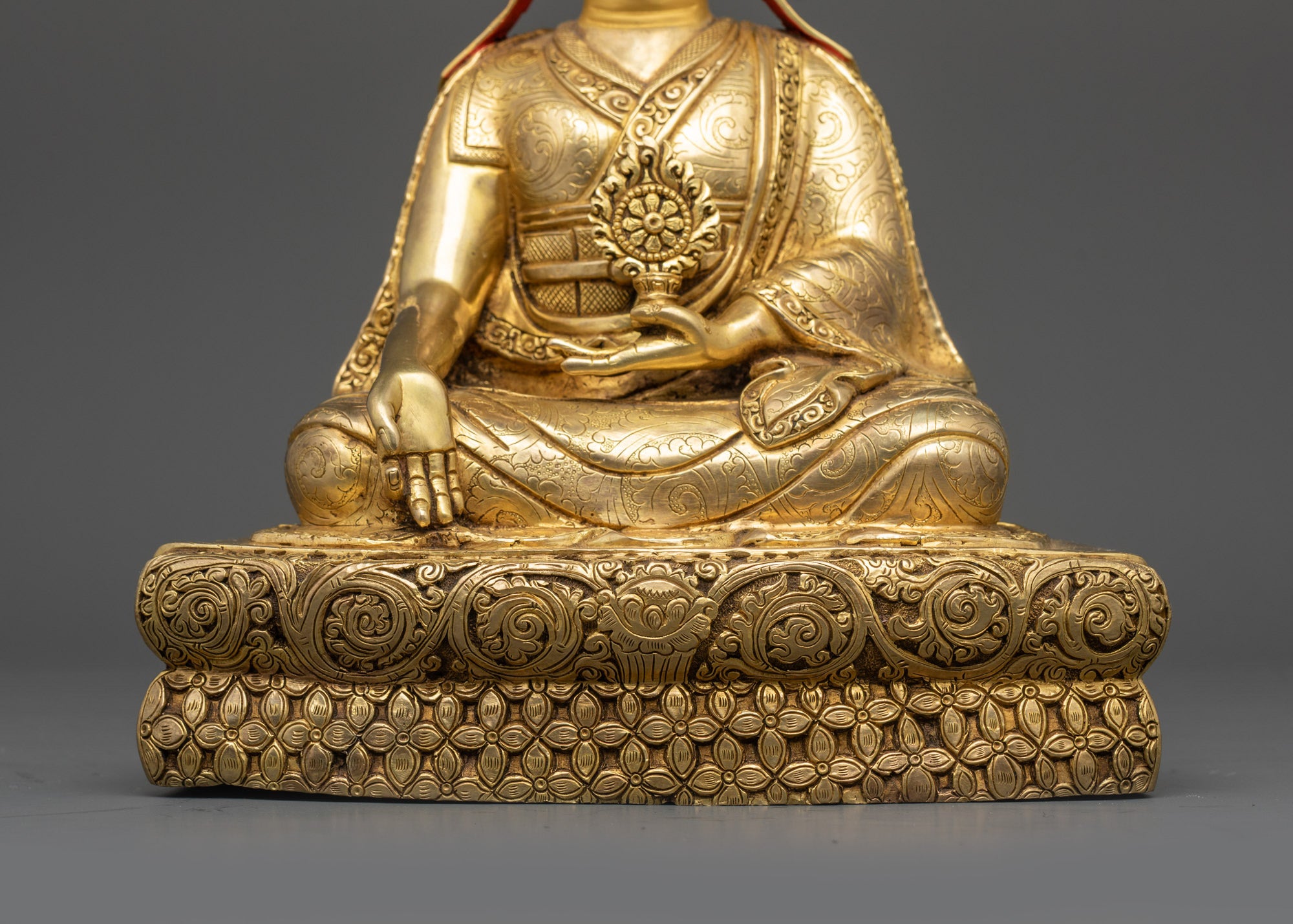 Five Shakya Masters Statue Set | Handcrafted Buddhist Deities from Nepal