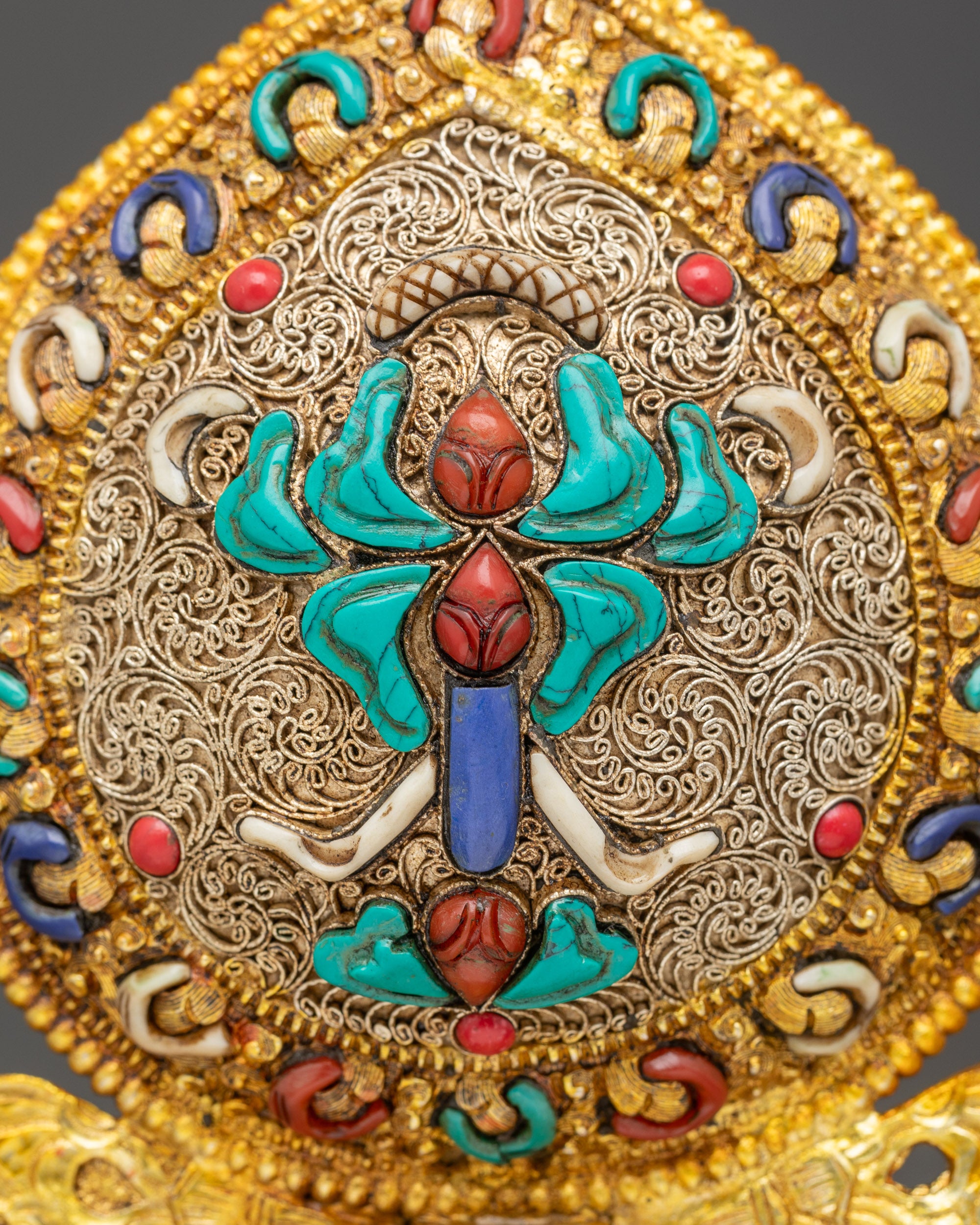 Ashtamangala Set | Sacred Eight Auspicious Symbols for Buddhist Altars