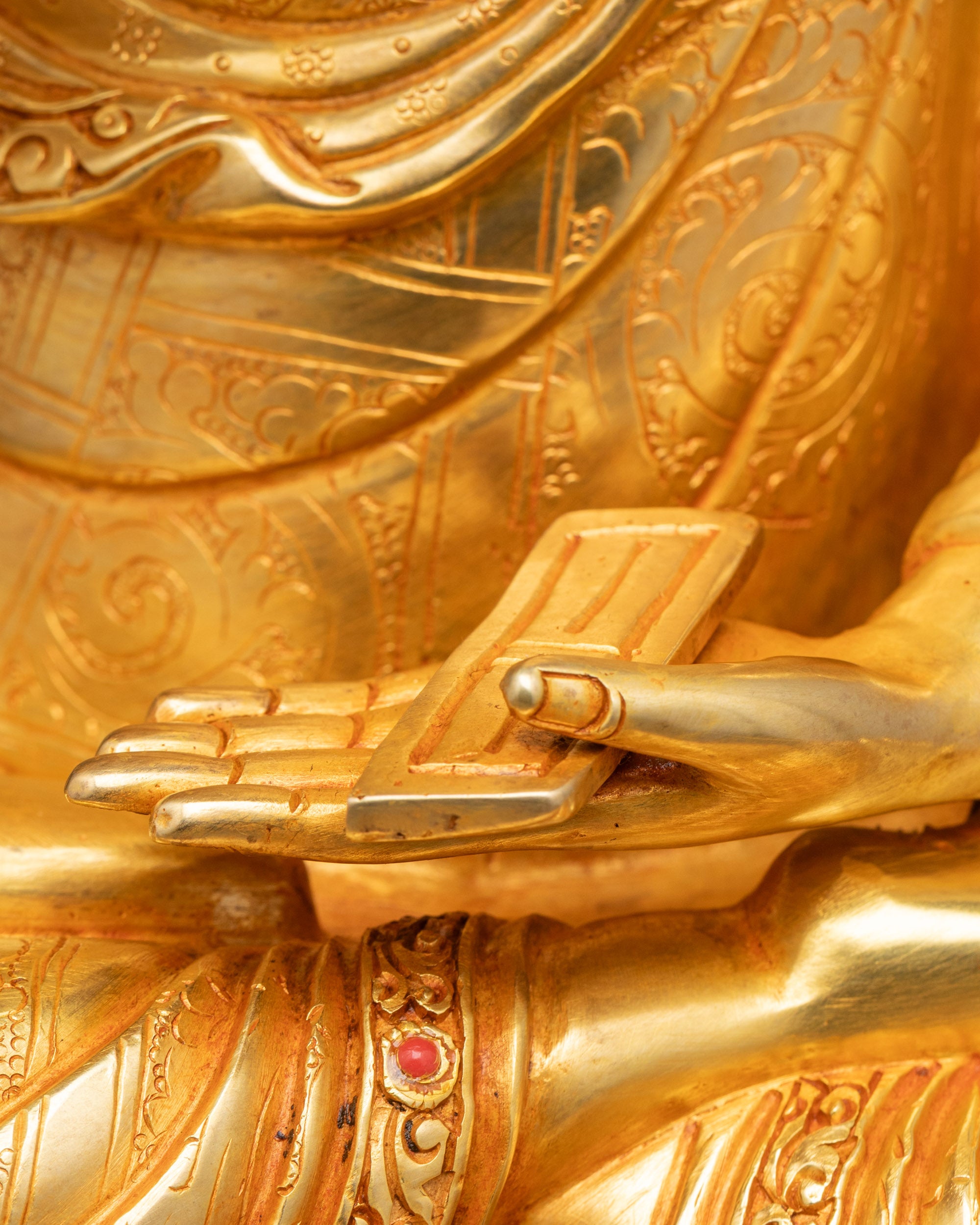 Tsongkhapa Statue Set | Handcrafted Tibetan Buddhist Figurines