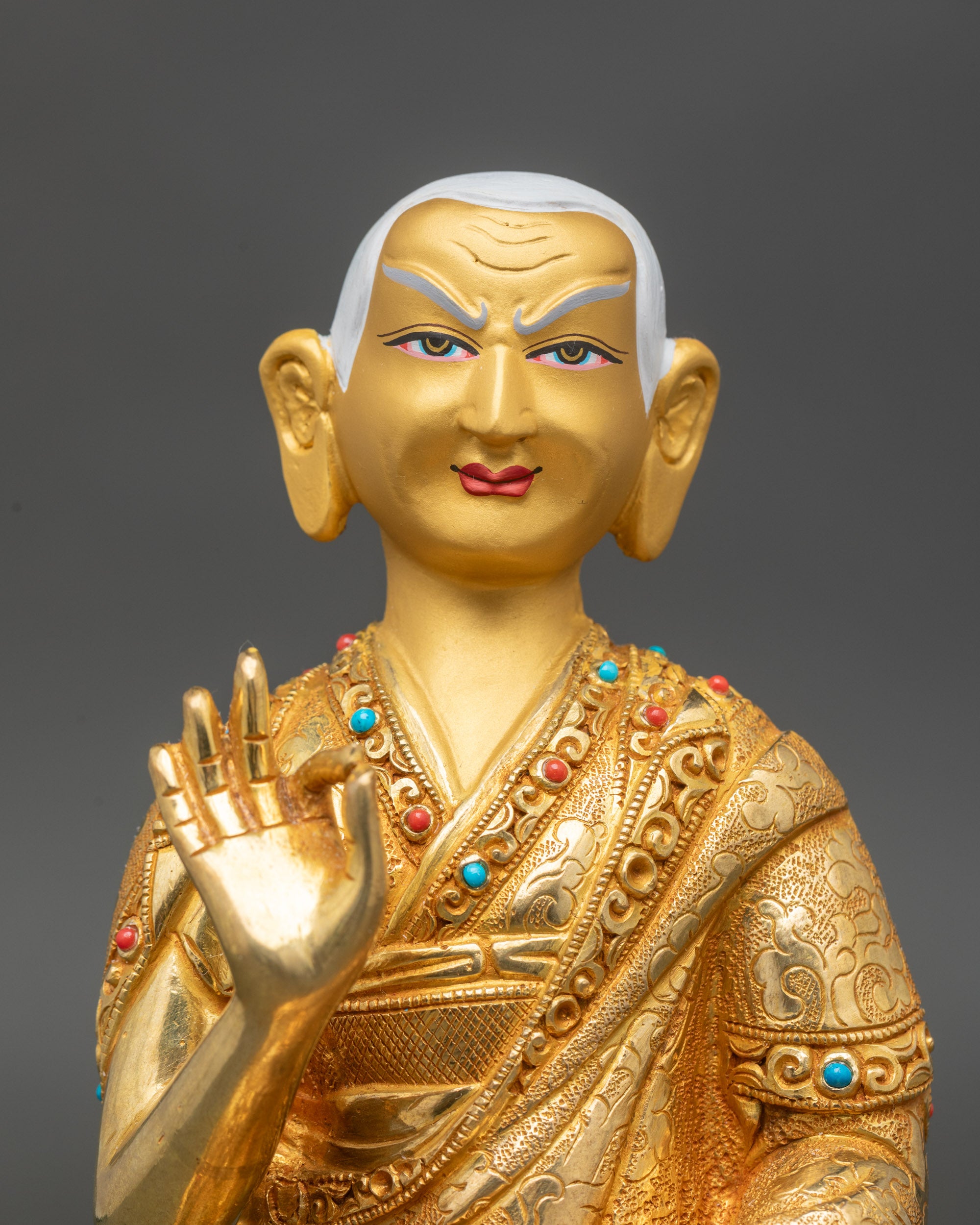 Tsongkhapa Worship Set | Traditional Nepalese Buddhist Craftsmanship