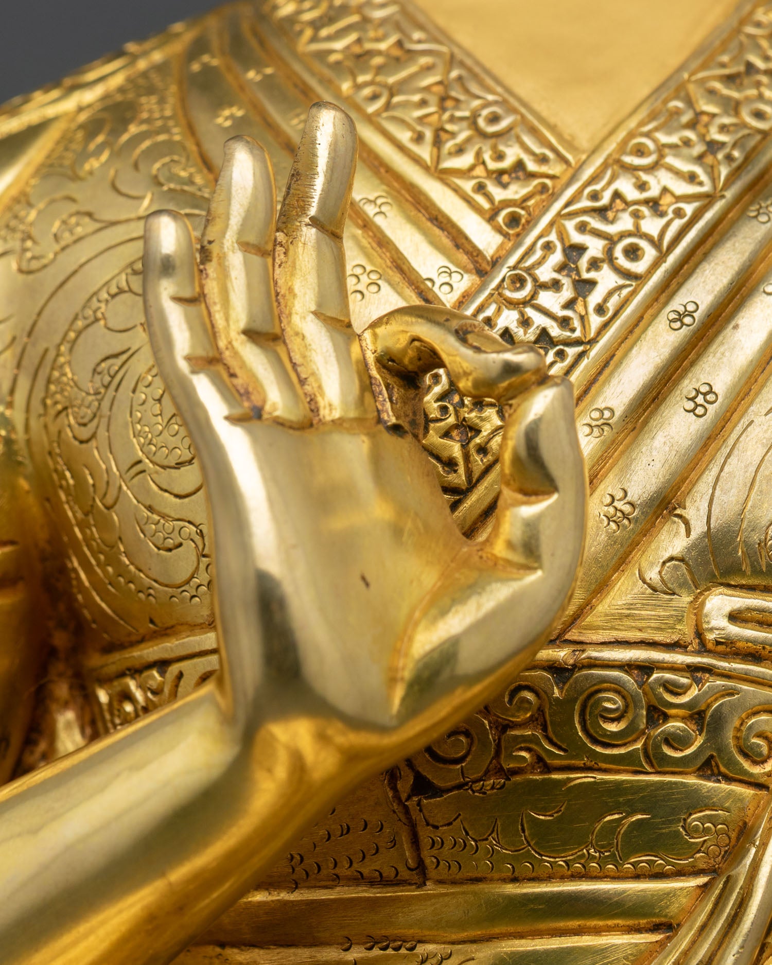 Je Tsongkhapa & Disciples Statue Set | Handcrafted Buddhist Art