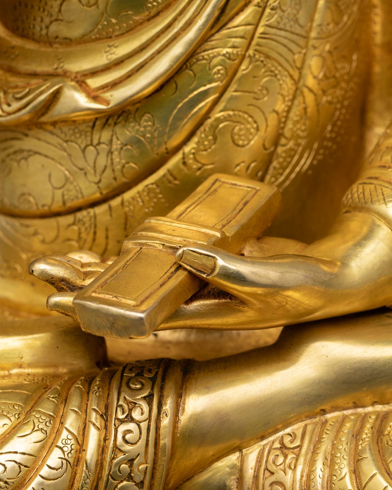 Je Tsongkhapa & Disciples Statue Set | Handcrafted Buddhist Art