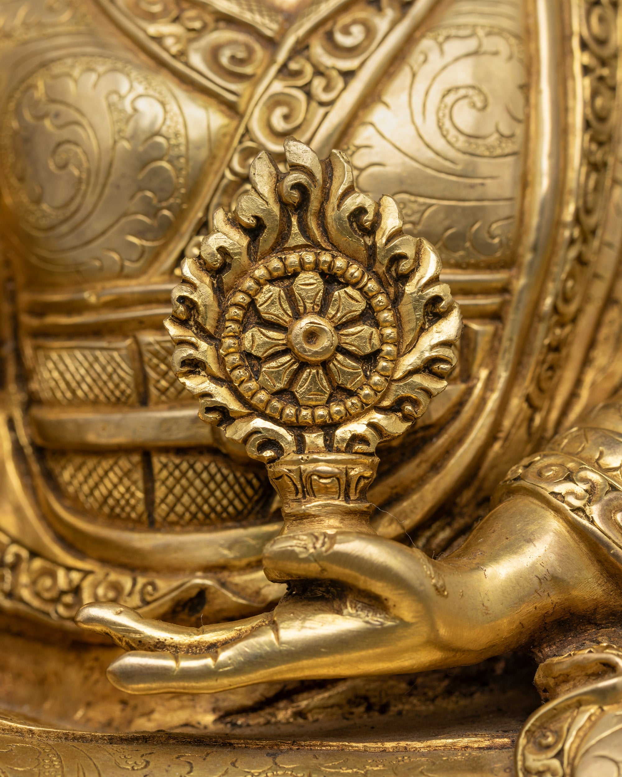Five Shakya Masters Statue Set | Handcrafted Buddhist Deities from Nepal